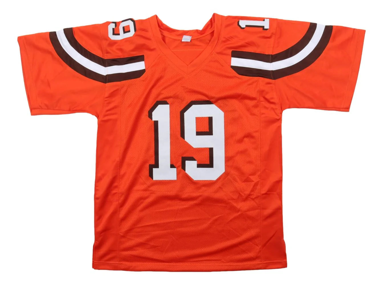 Bernie Kosar Cleveland Signed Orange Football Jersey JSA QR Hologram - Image 3