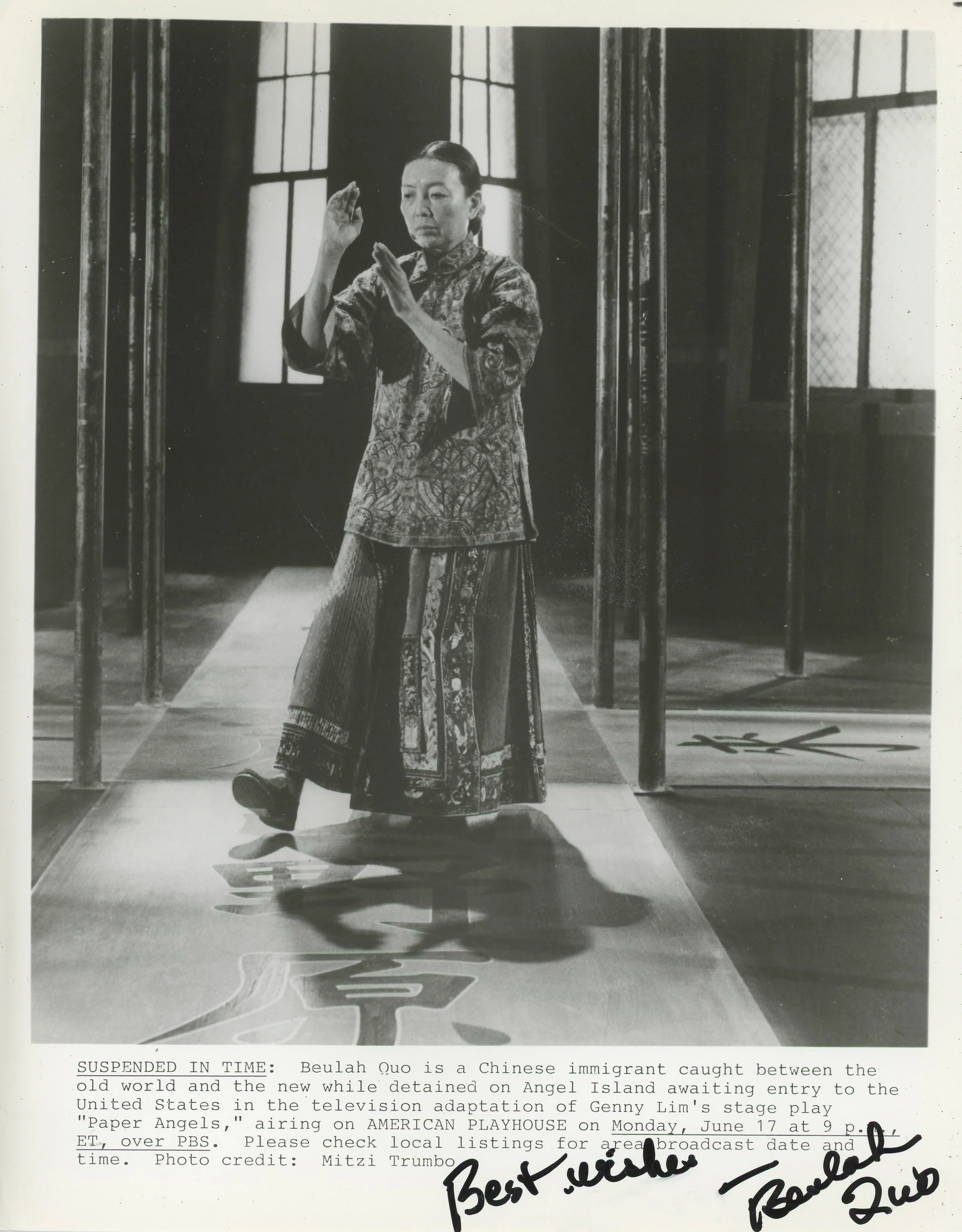 Beulah Quo Brokedown Palace "Best Wishes" Signed 8x10 Photo BAS #BM03482 - Image 2