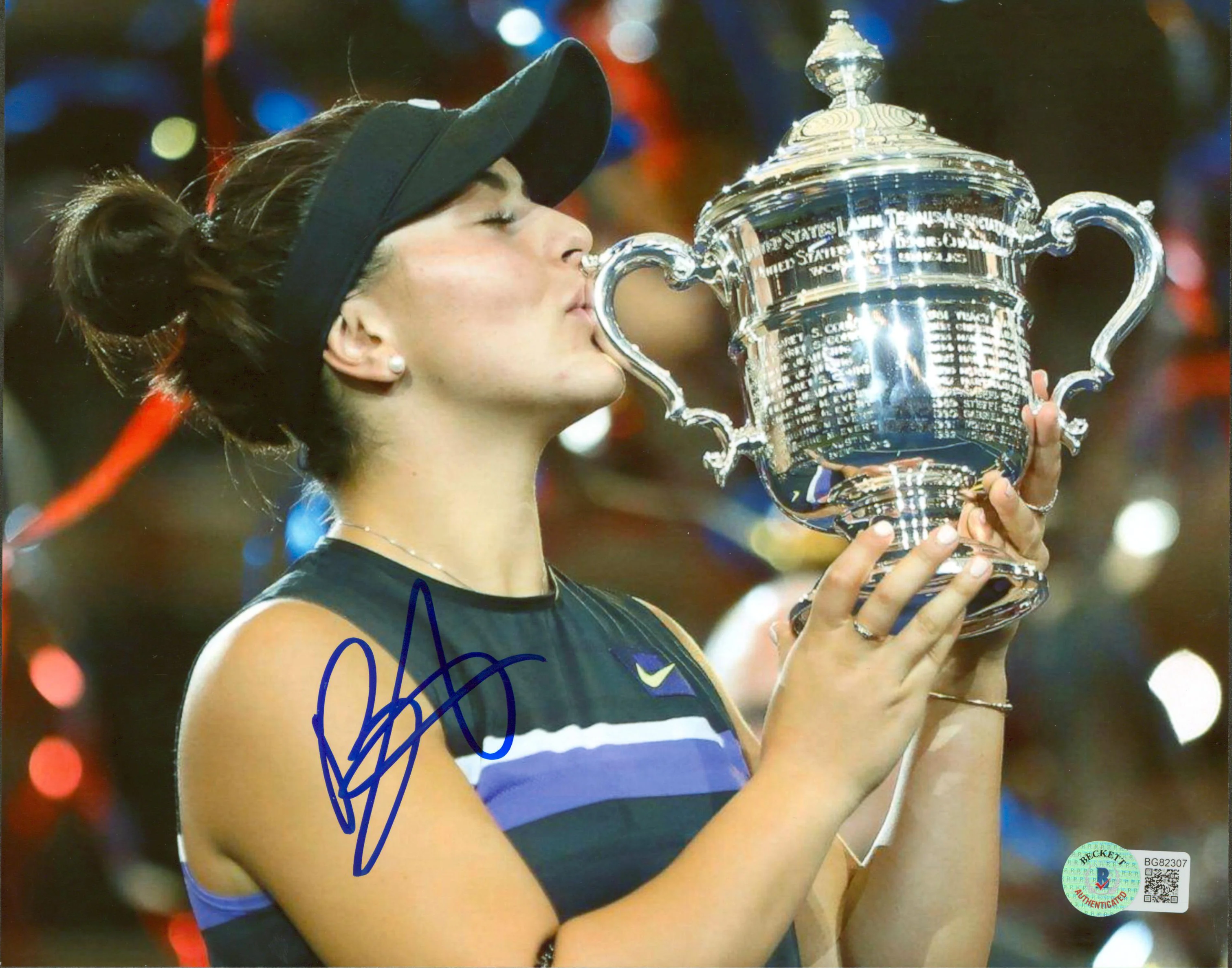 Bianca Andreescu Authentic Signed 8x10 Photo Autographed BAS #BG82307 - Image 2