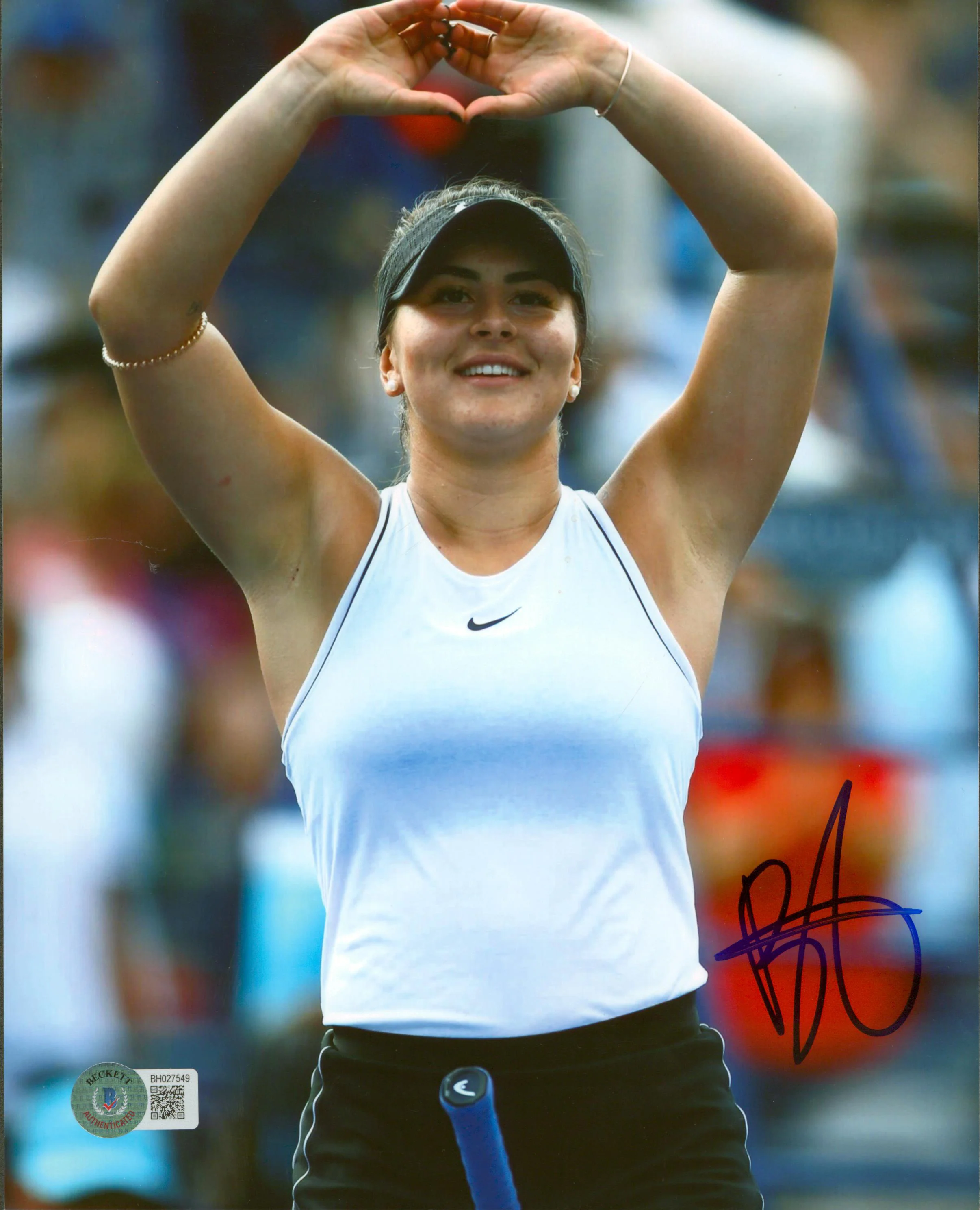 Bianca Andreescu Authentic Signed 8x10 Photo Autographed BAS #BH027549 - Image 2