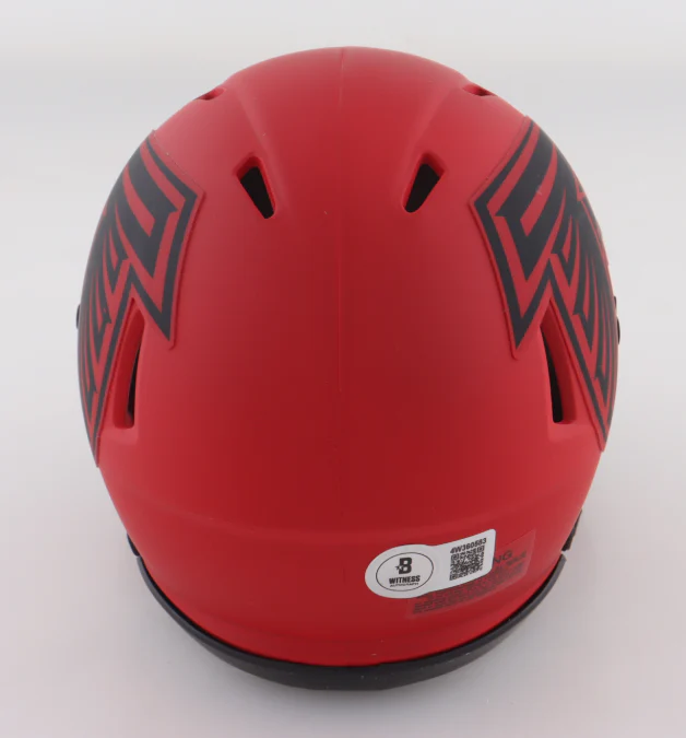 Bijan Robinson Autographed Rave Mini Helmet - Beckett - Image 2