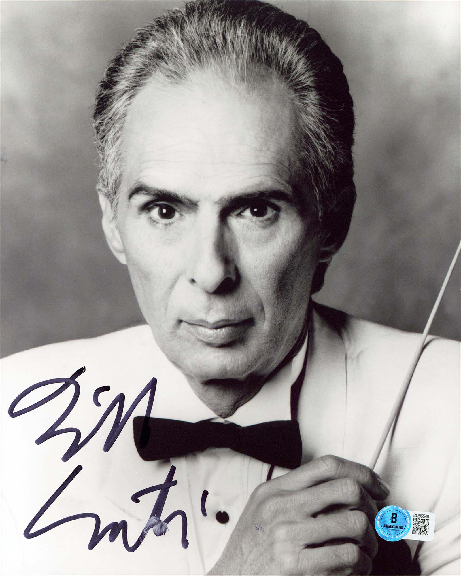 Bill Conti Rocky Authentic Signed 8x10 Vertical Photo BAS #BQ96548 - Image 2
