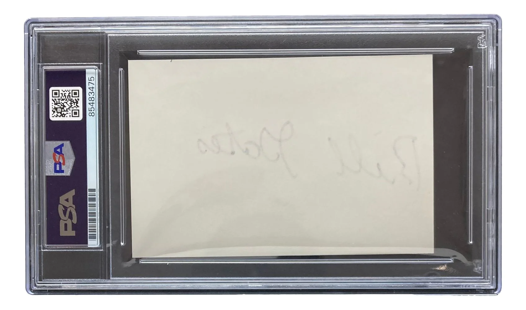 Bill Gates Microsoft Signed Slabbed Cut Signature PSA - Image 2