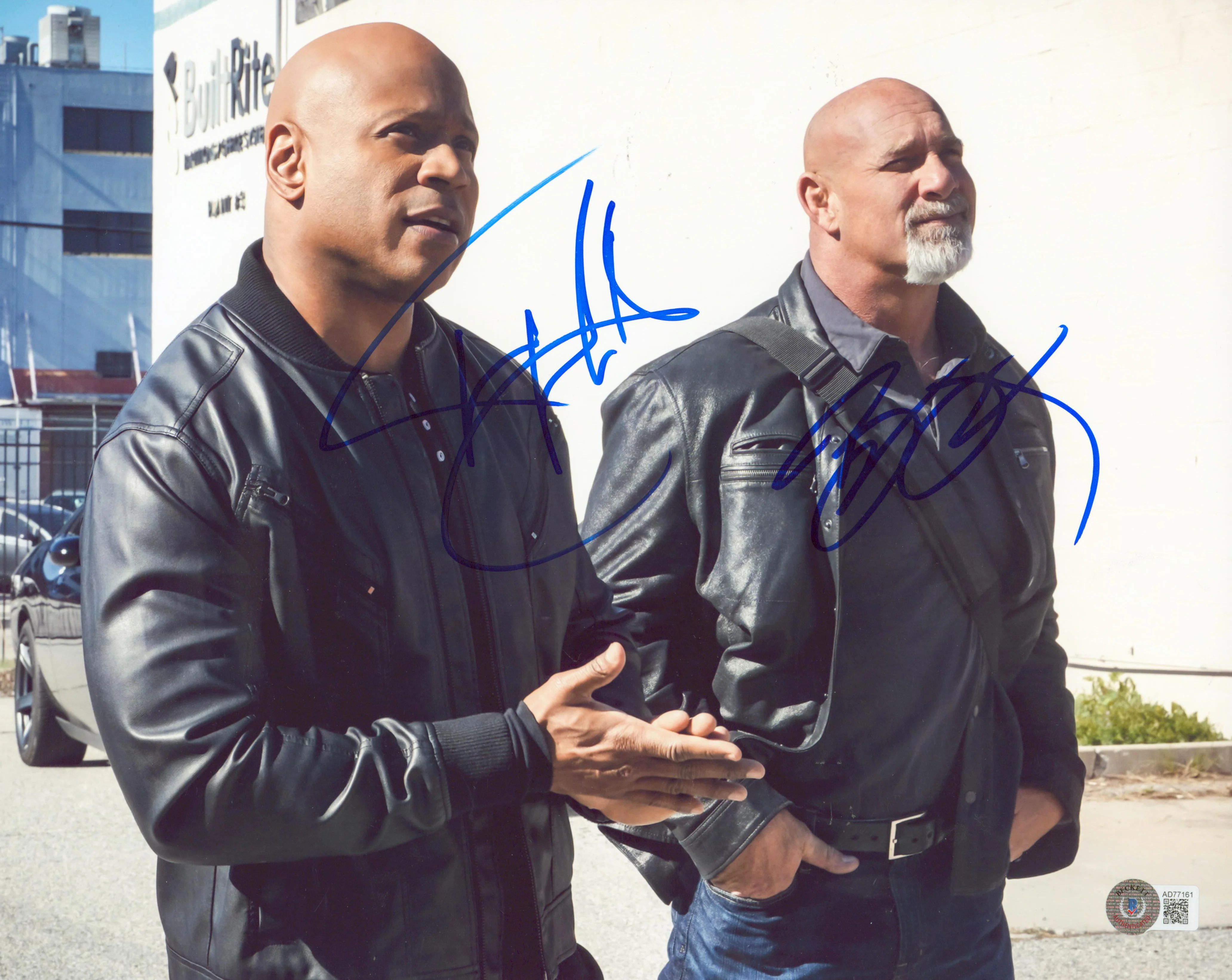 Bill Goldberg & L.L. Cool J NCIS: Los Angeles Signed 11x14 Photo BAS #AD77161 - Image 2