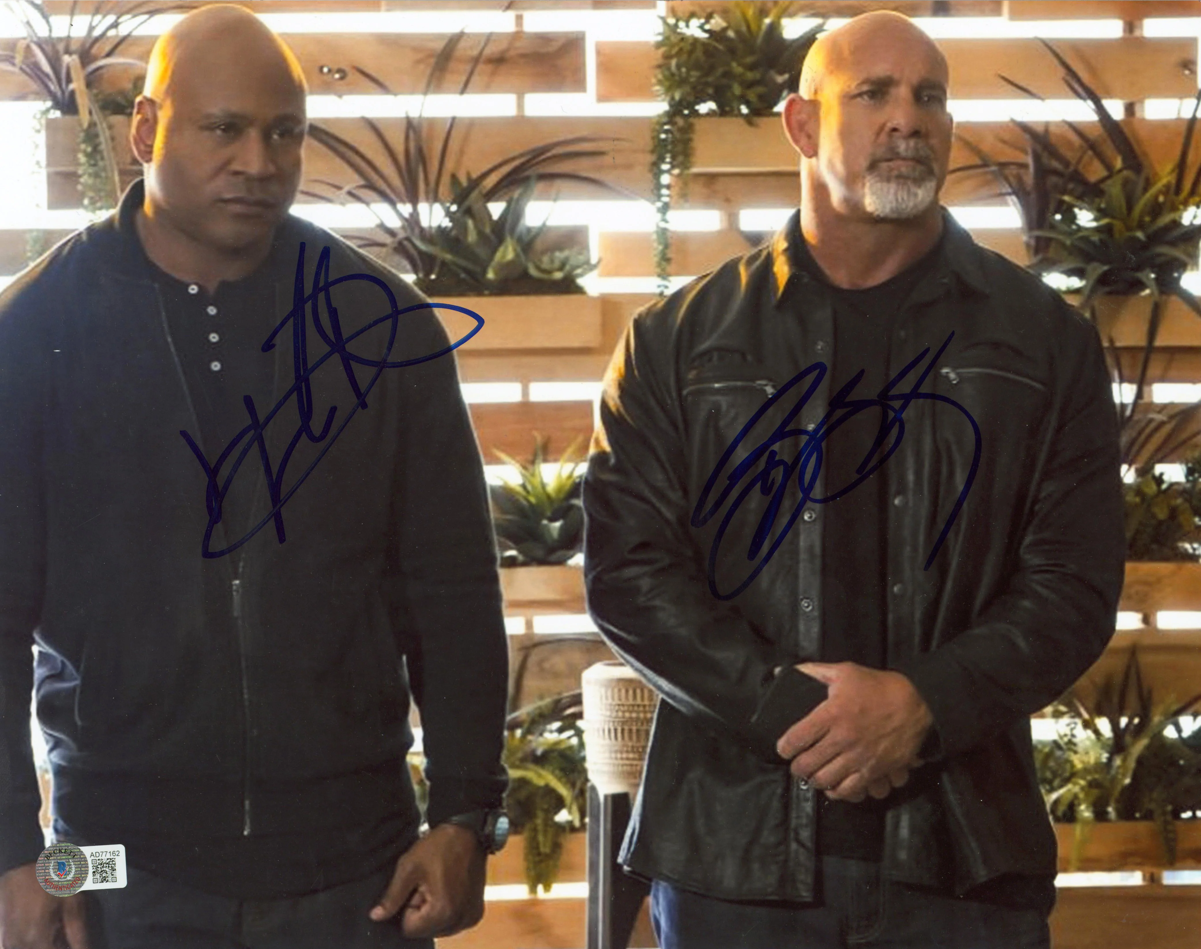 Bill Goldberg & L.L. Cool J NCIS: Los Angeles Signed 11x14 Photo BAS #AD77162 - Image 2