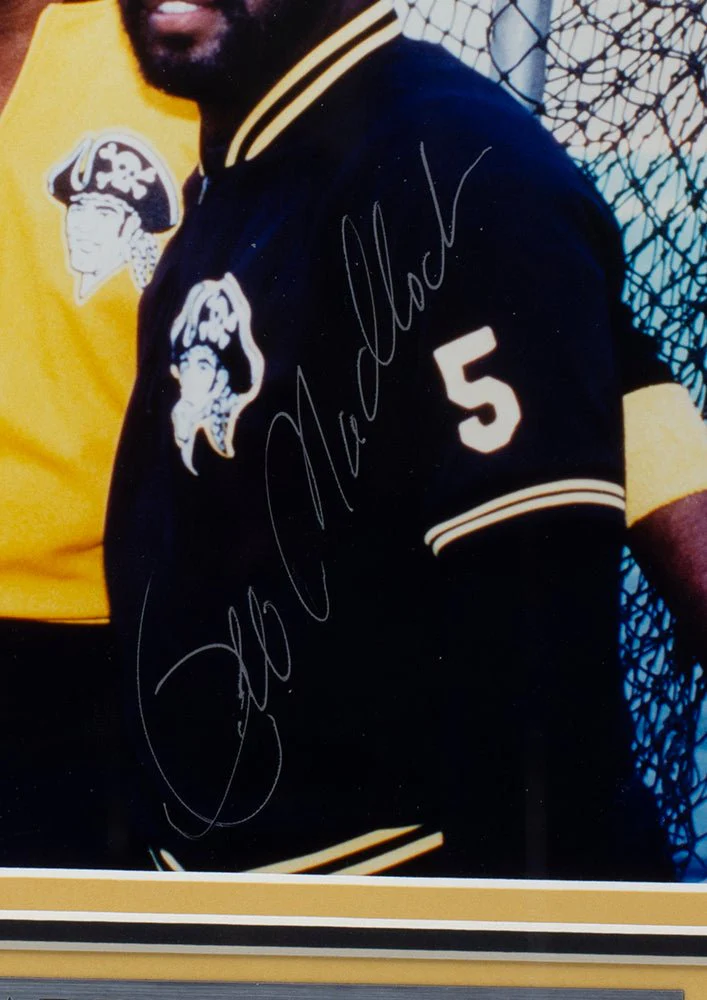 Bill Madlock Signed Framed 8x10 Pittsburgh Pirates Photo BAS - Image 2