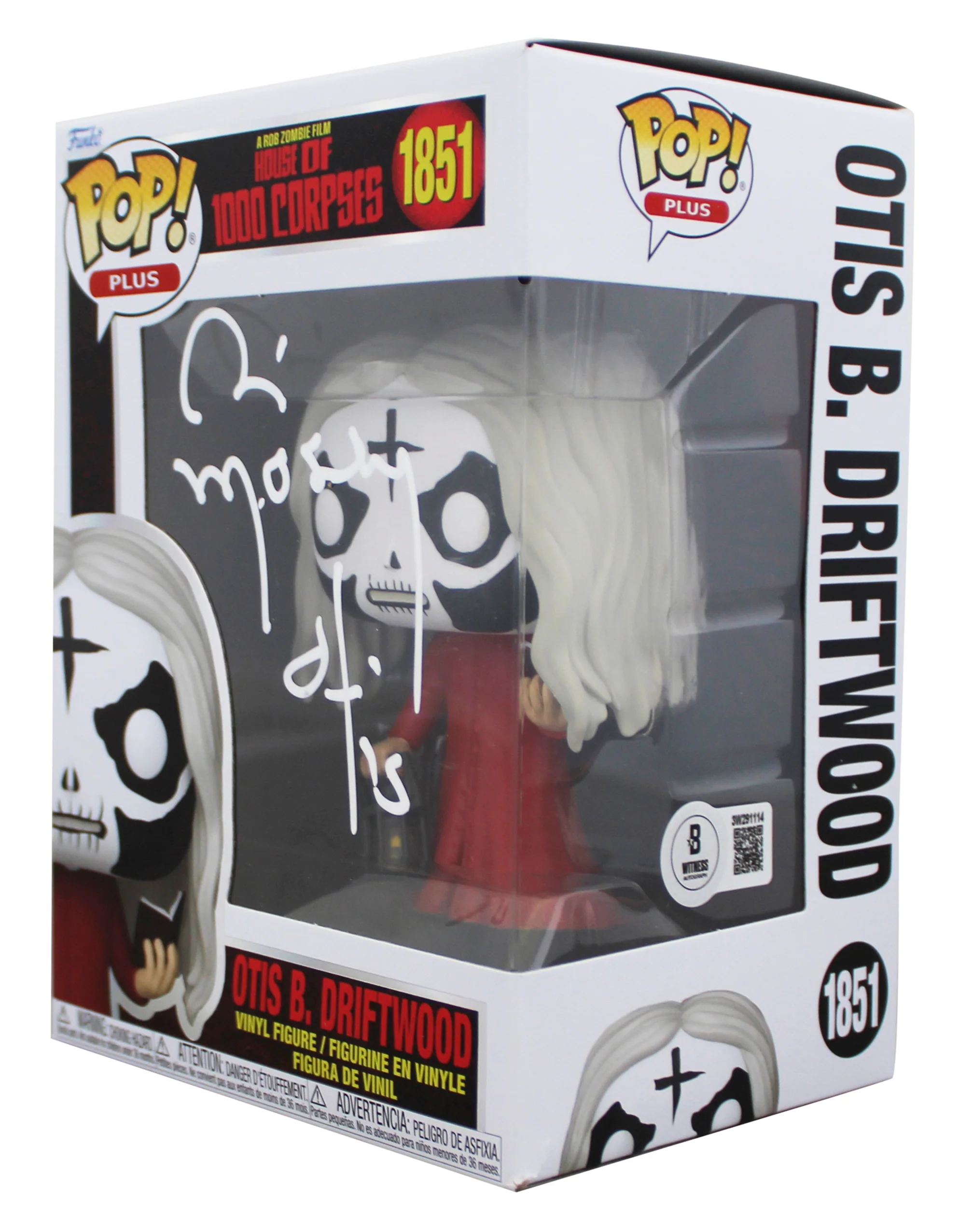 Bill Moseley House of 1000 Corpses "Otis" Signed #1851 Funko Pop Figure BAS Wit - Image 3
