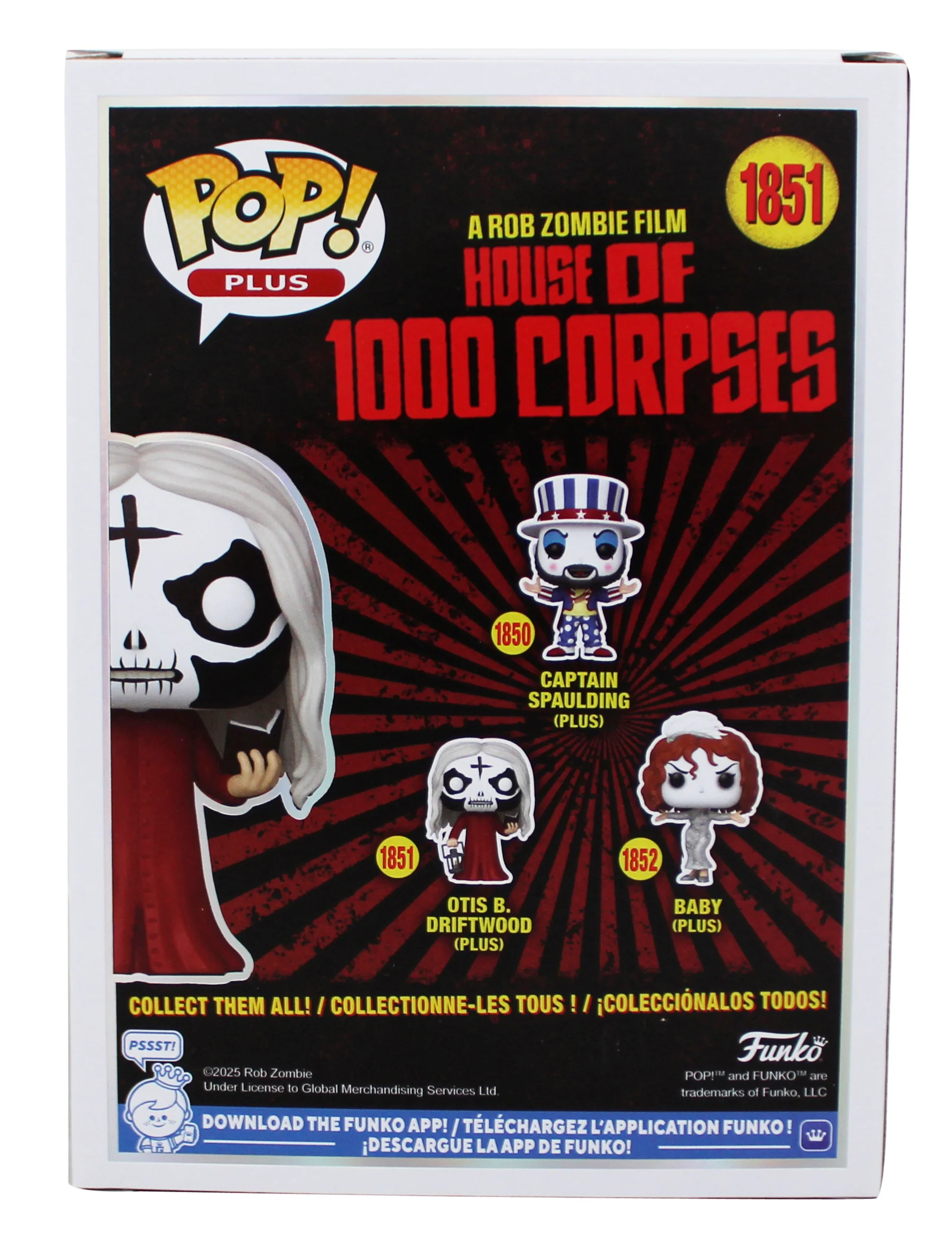 Bill Moseley House of 1000 Corpses "Otis" Signed #1851 Funko Pop Figure BAS Wit - Image 5