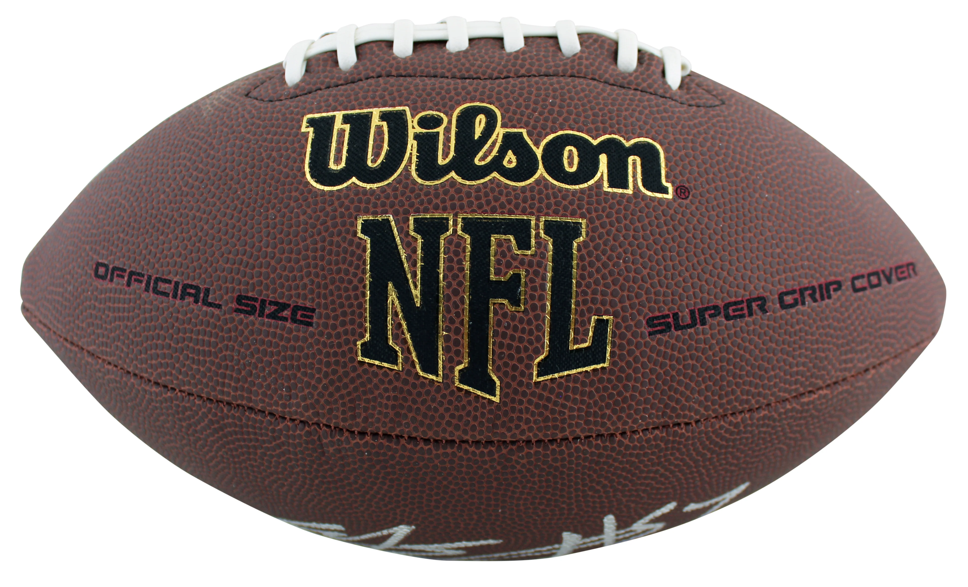 Bills A.J. Epenesa Authentic Signed Wilson Super Grip Nfl Football BAS Witnessed - Image 3