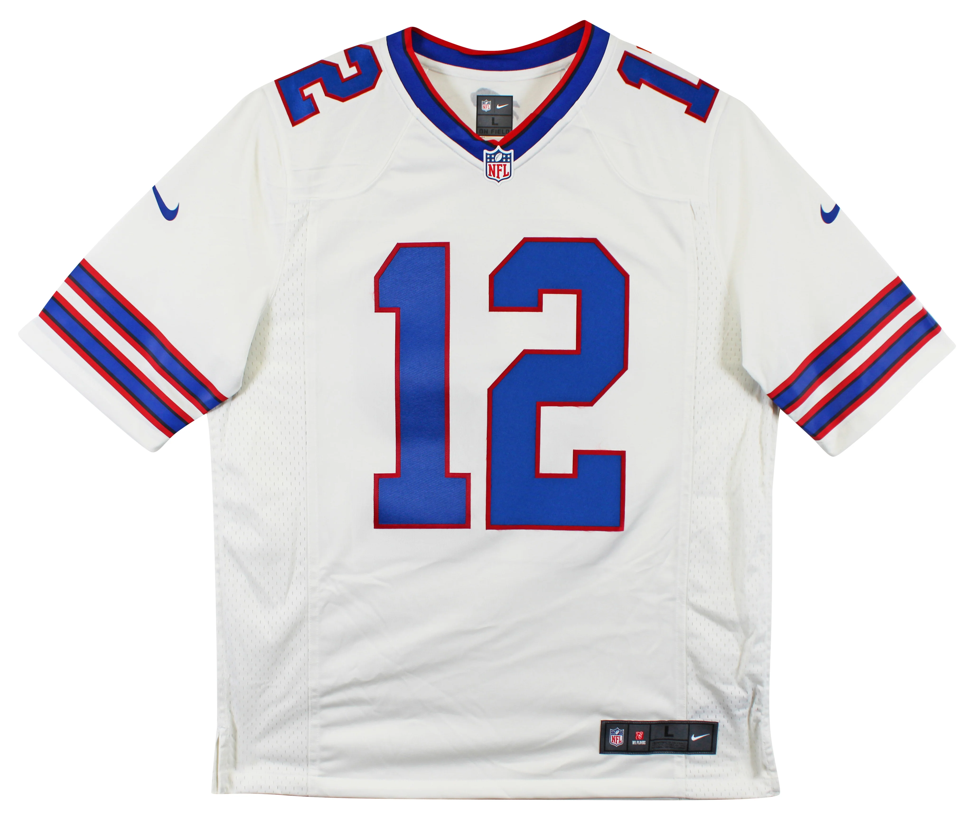 Bills Jim Kelly Authentic Signed White Nike Limited Jersey BAS Witnessed - Image 3
