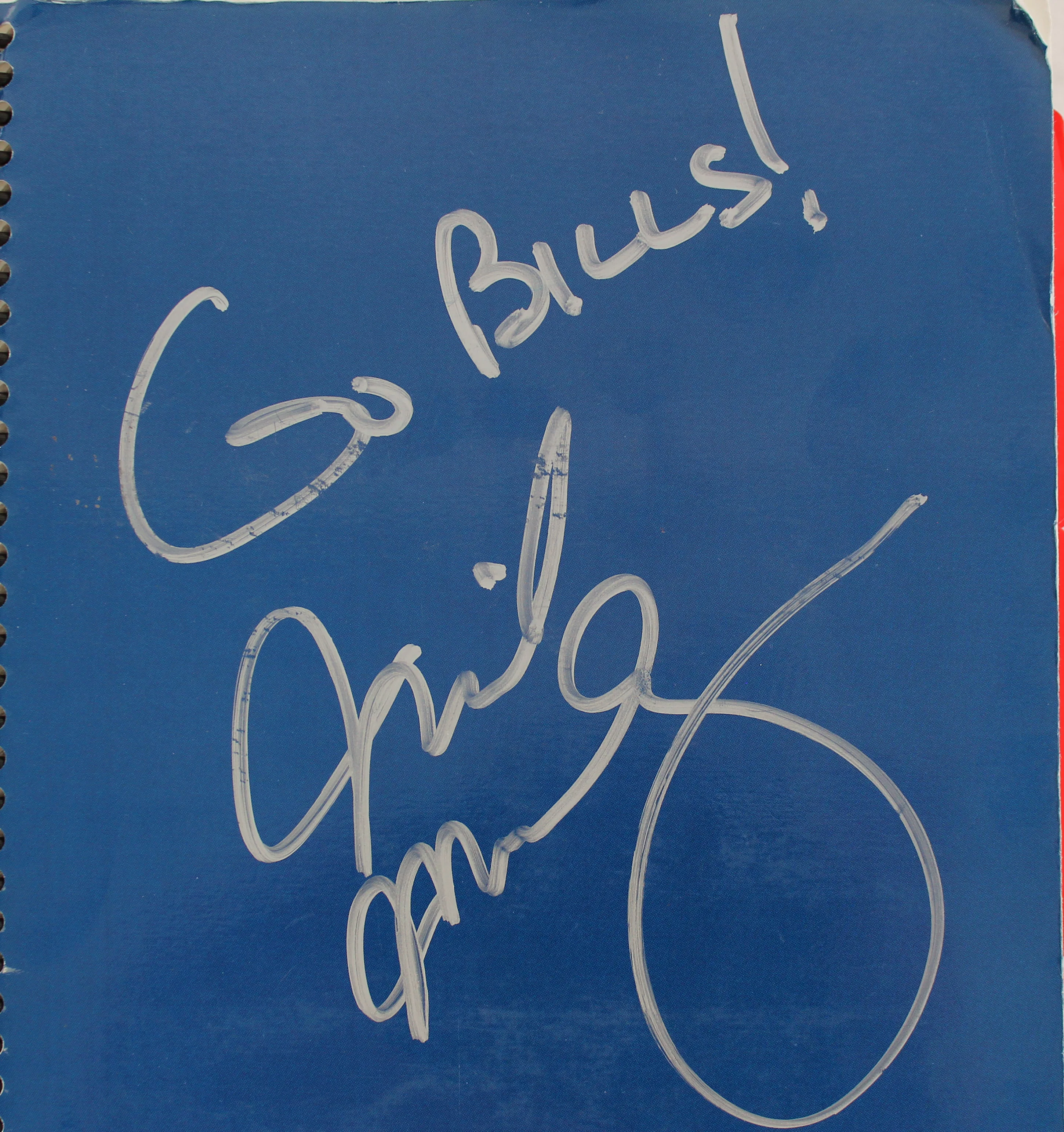 Bills Mike Mularkey "Go Bills!" Authentic Signed 2004-05 Offensive Playbook BAS - Image 3
