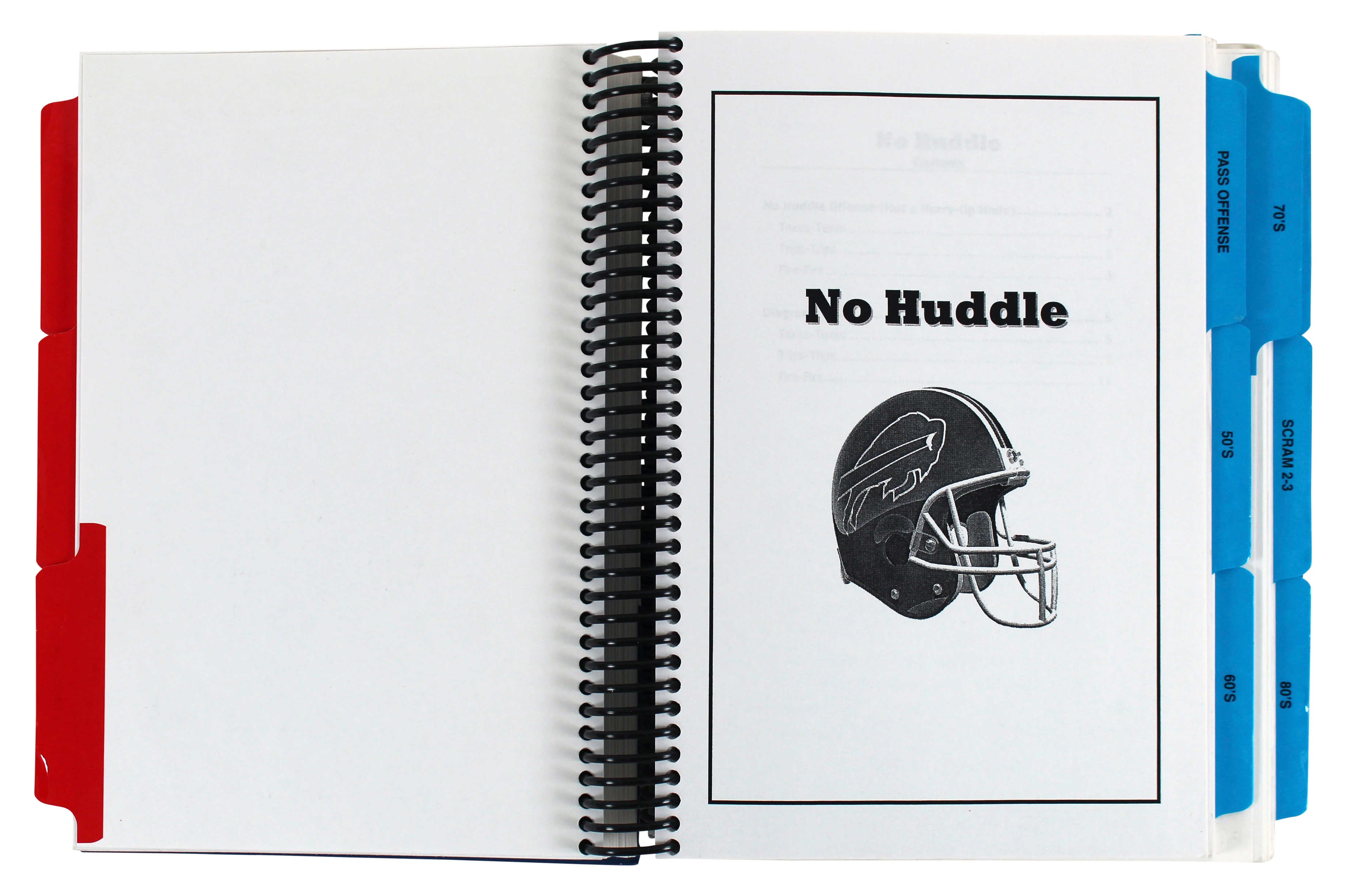 Bills Mike Mularkey "Go Bills!" Authentic Signed 2004-05 Offensive Playbook BAS - Image 4