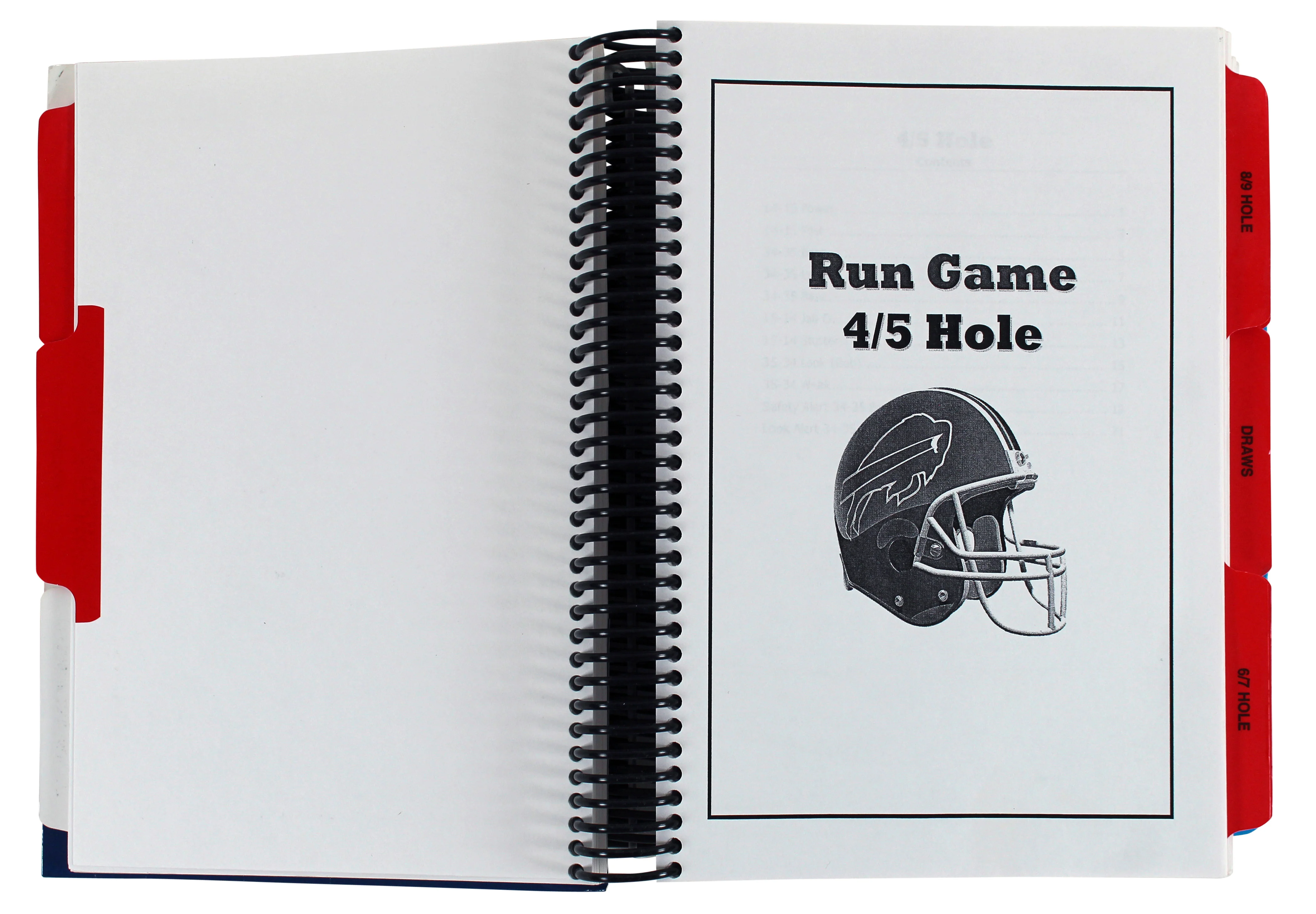 Bills Mike Mularkey "Go Bills!" Authentic Signed 2004-05 Offensive Playbook BAS - Image 5