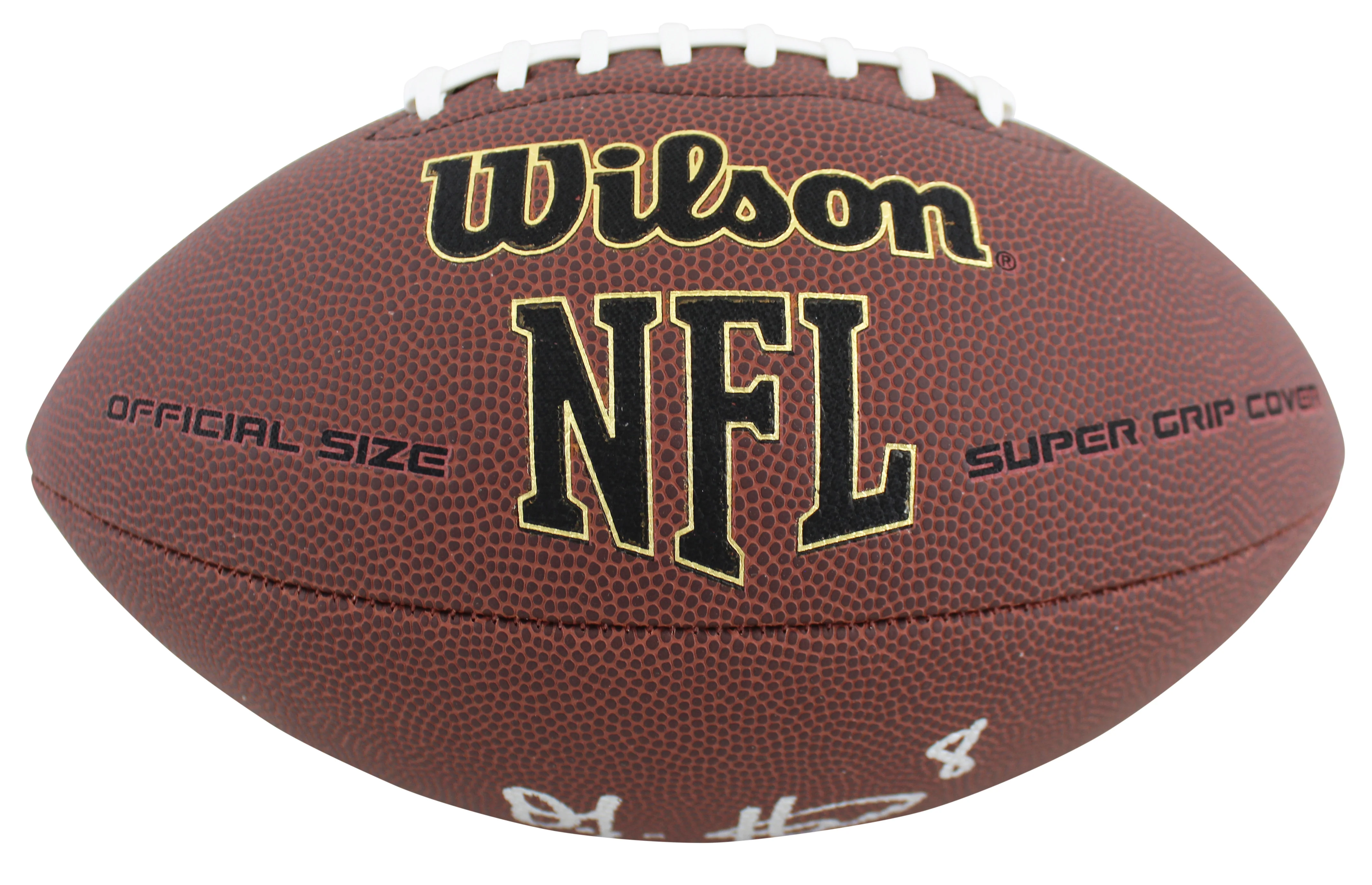 Bills O.J. Howard Authentic Signed Wilson Super Grip Nfl Football BAS Witnessed - Image 4