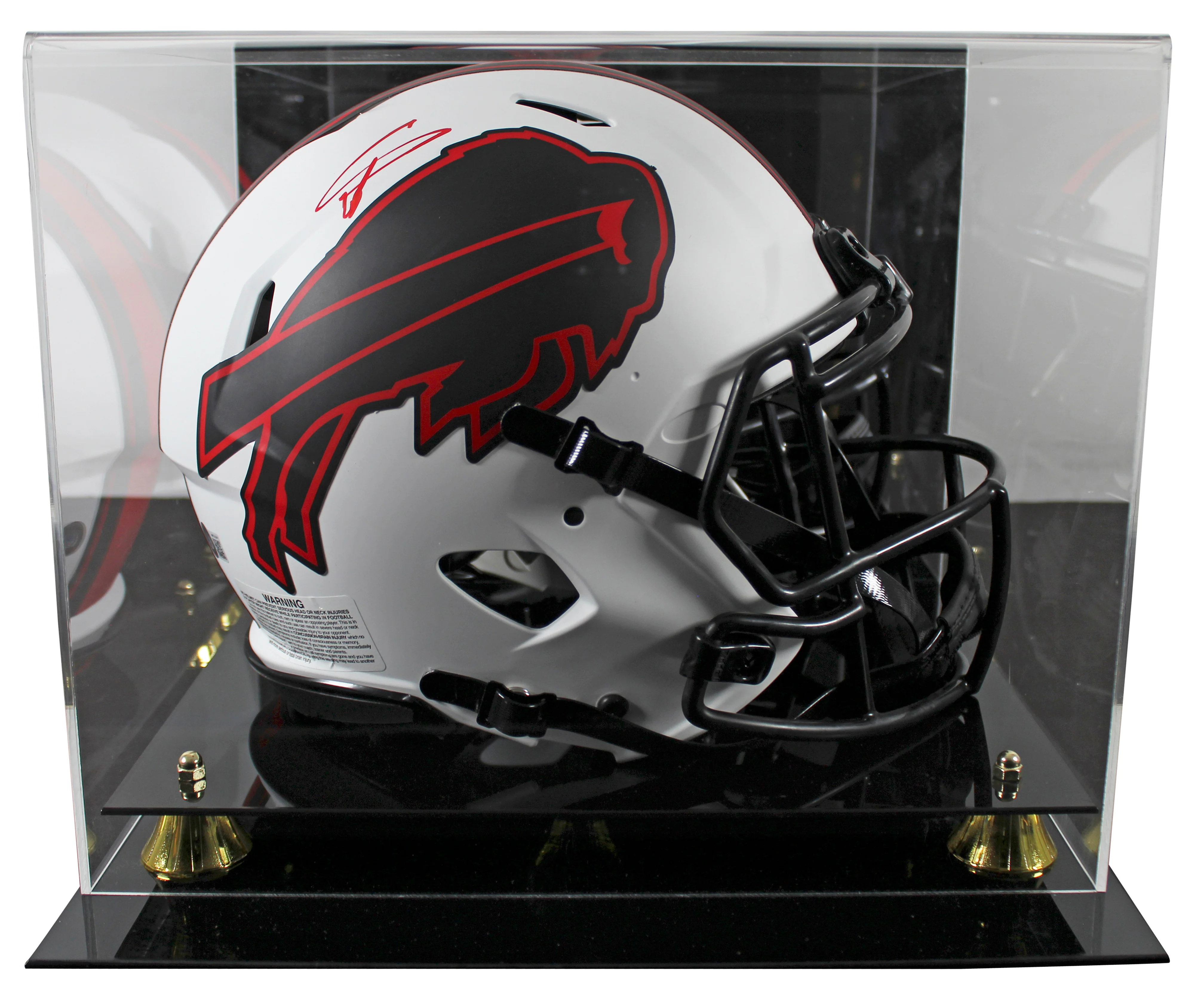 Bills Stefon Diggs Signed Lunar F/S Speed Proline Helmet w/ case BAS Wit - Image 2