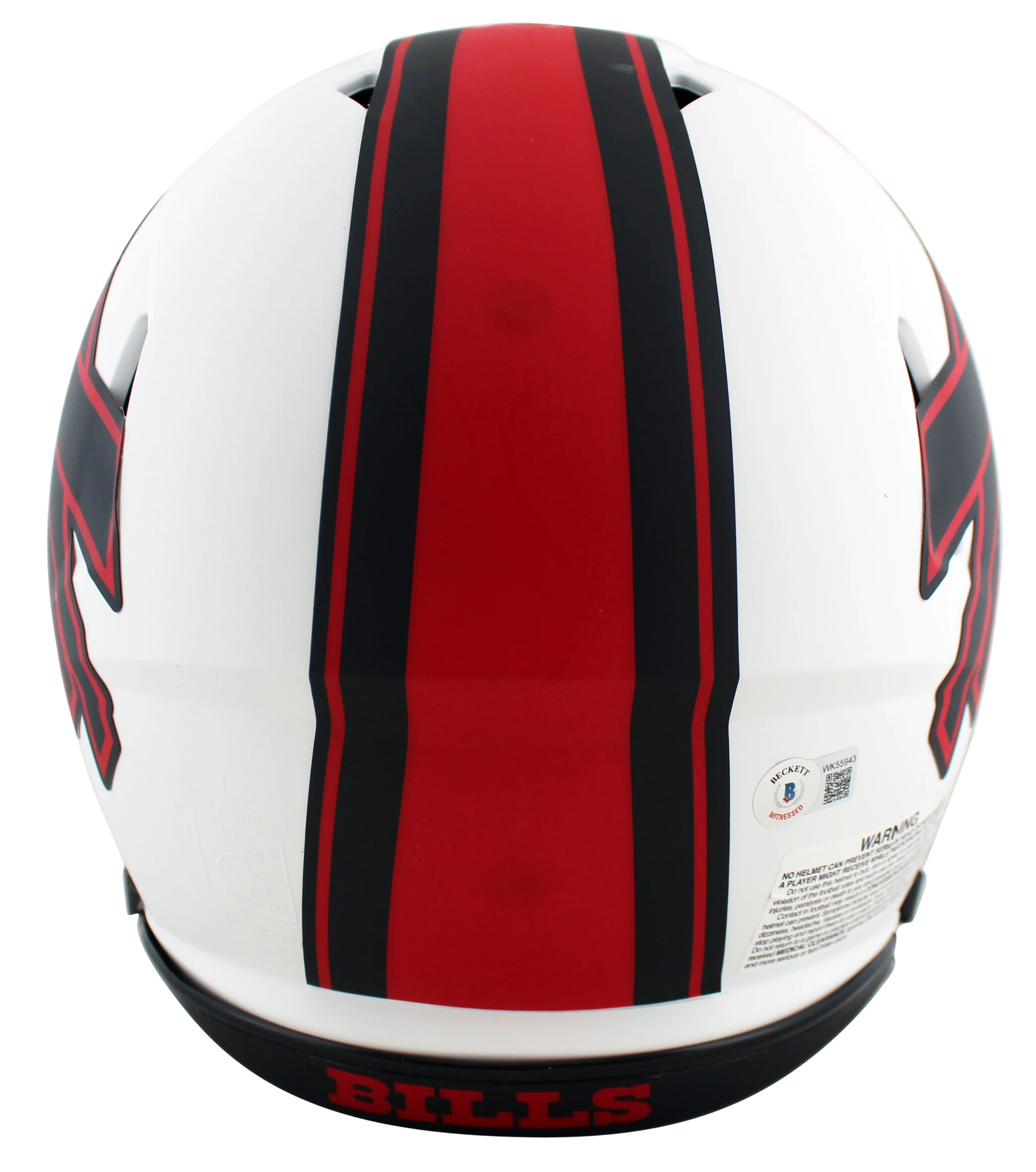 Bills Stefon Diggs Signed Lunar F/S Speed Proline Helmet w/ case BAS Wit - Image 4