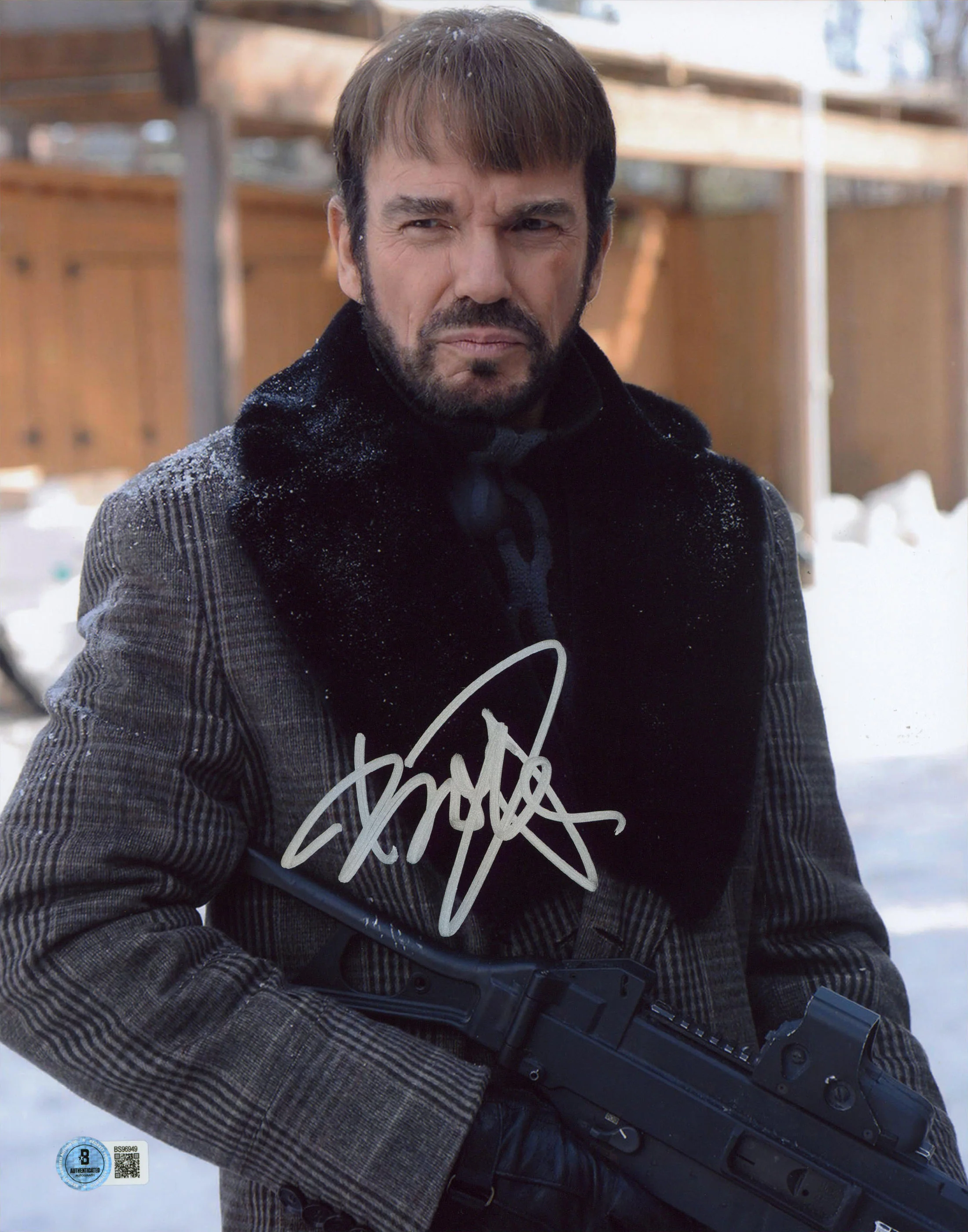 Billy Bob Thornton Fargo Authentic Signed 11x14 Vertical Photo BAS #BS96949 - Image 2