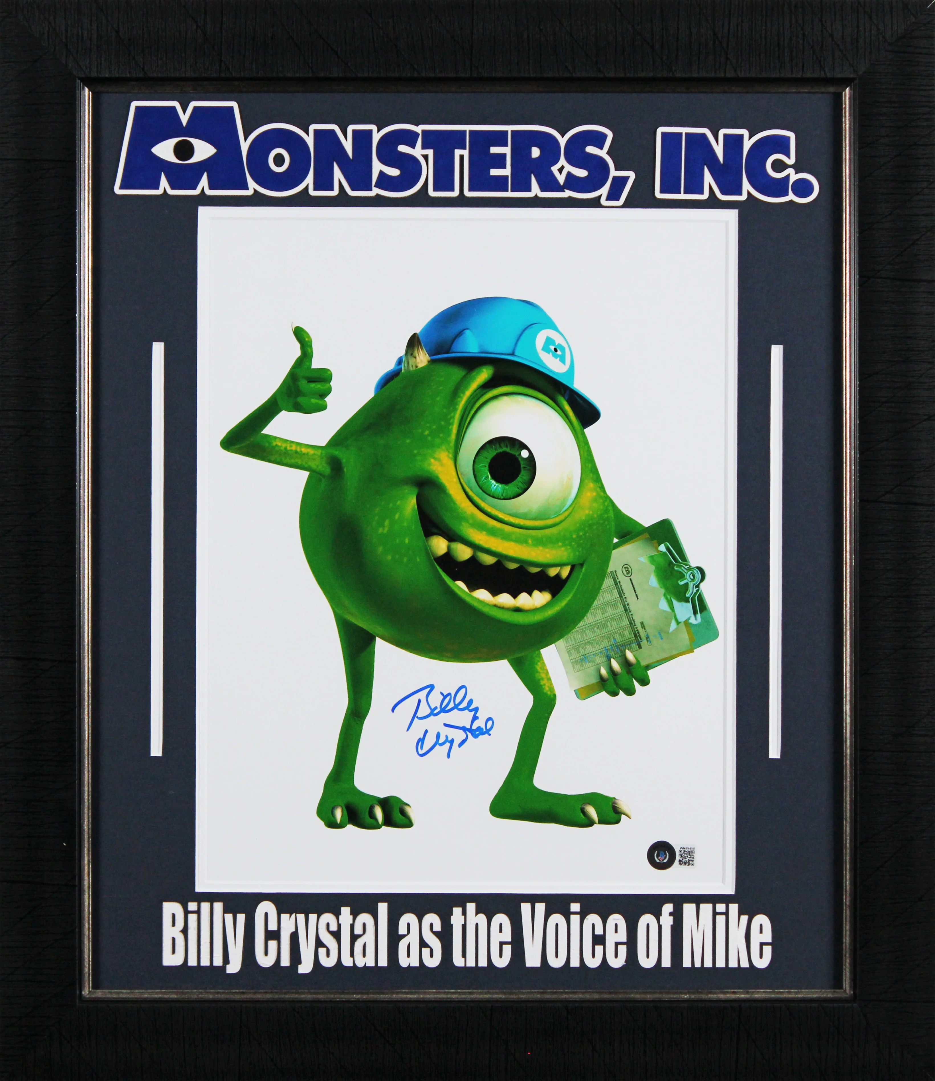 Billy Crystal Monsters Inc. Authentic Signed 11x14 Framed Photo BAS #WN89458 - Image 2