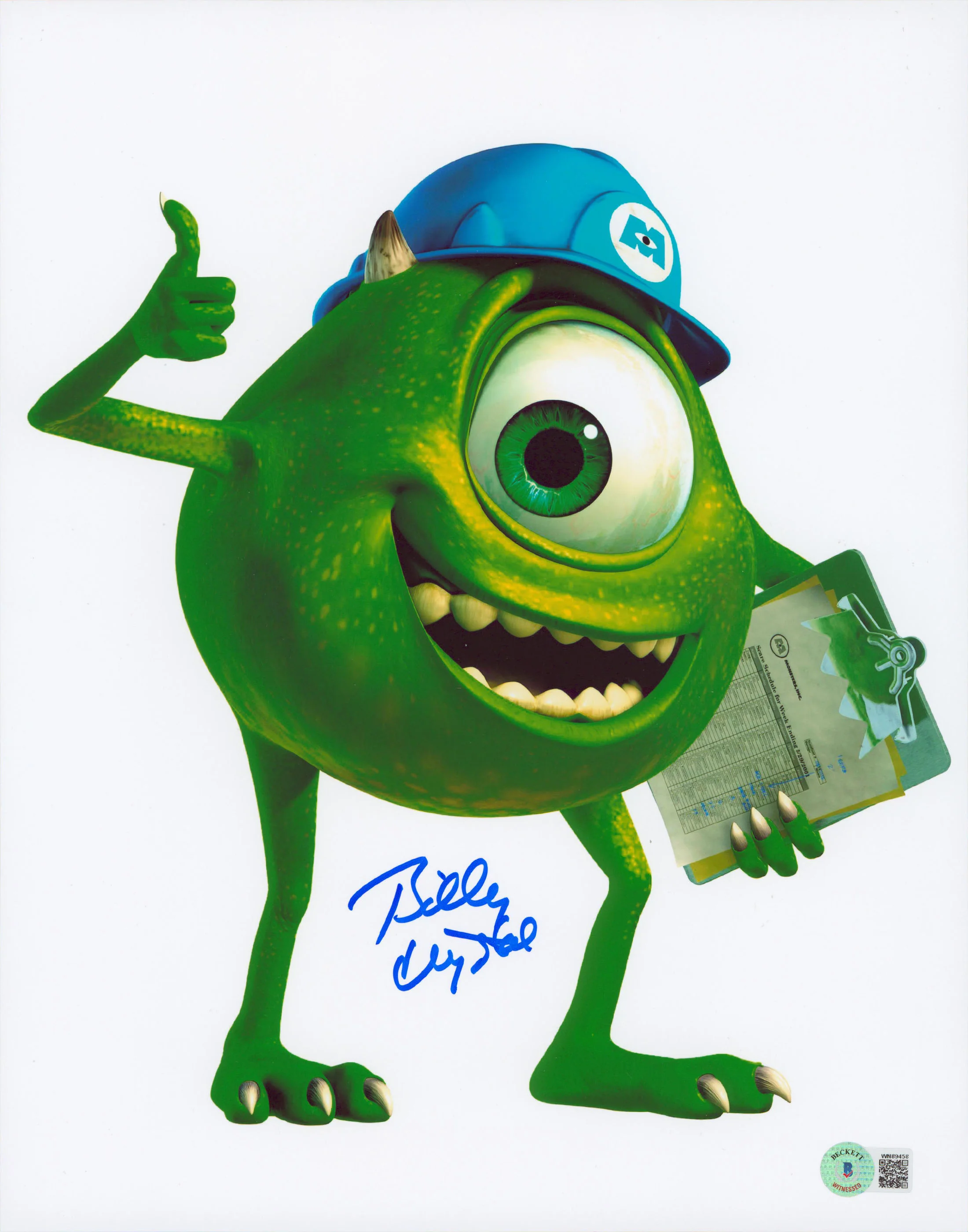 Billy Crystal Monsters Inc. Authentic Signed 11x14 Framed Photo BAS #WN89458 - Image 3