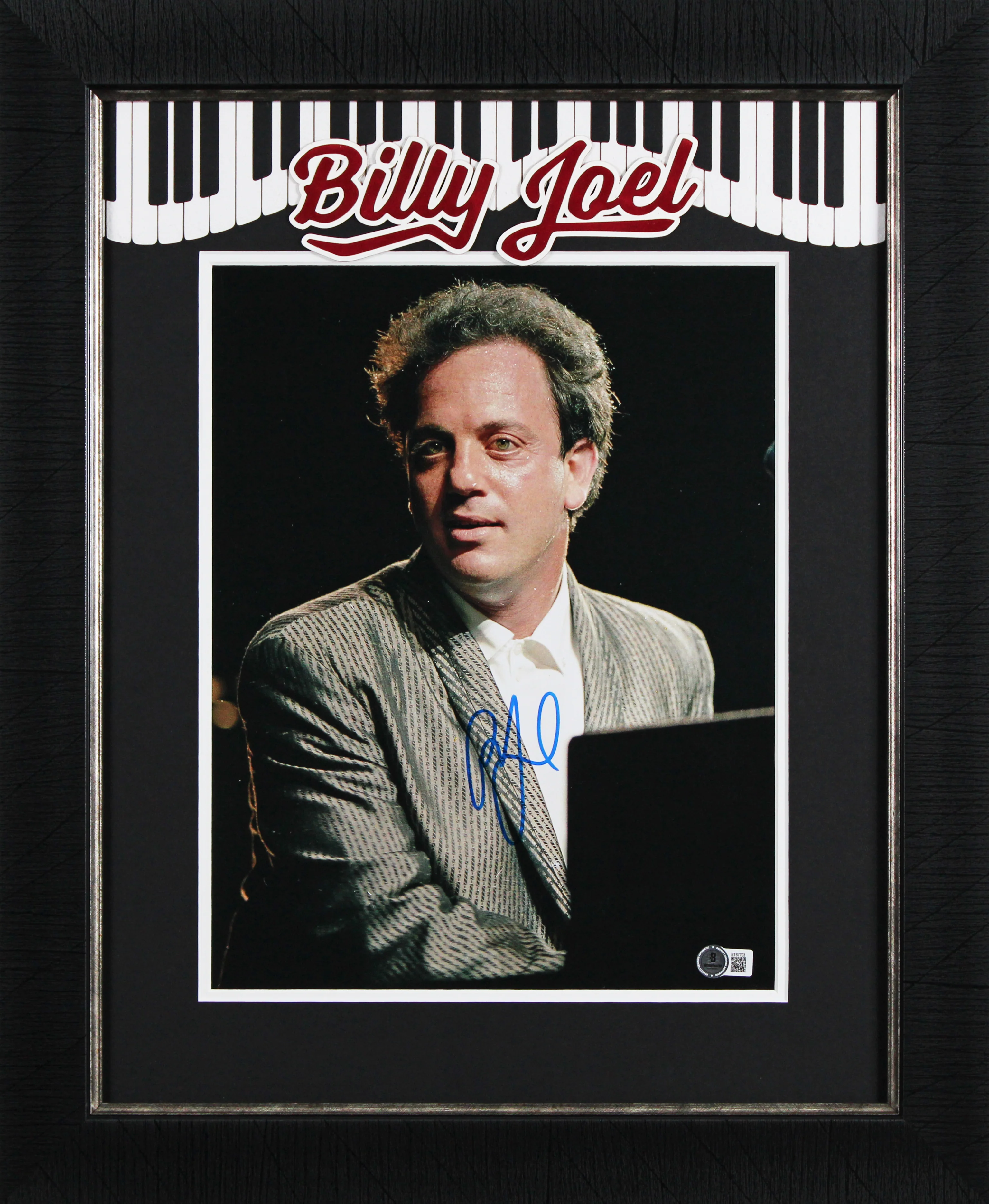 Billy Joel Authentic Signed 11x14 Framed Vertical Piano Man Photo BAS #BT67703 - Image 2