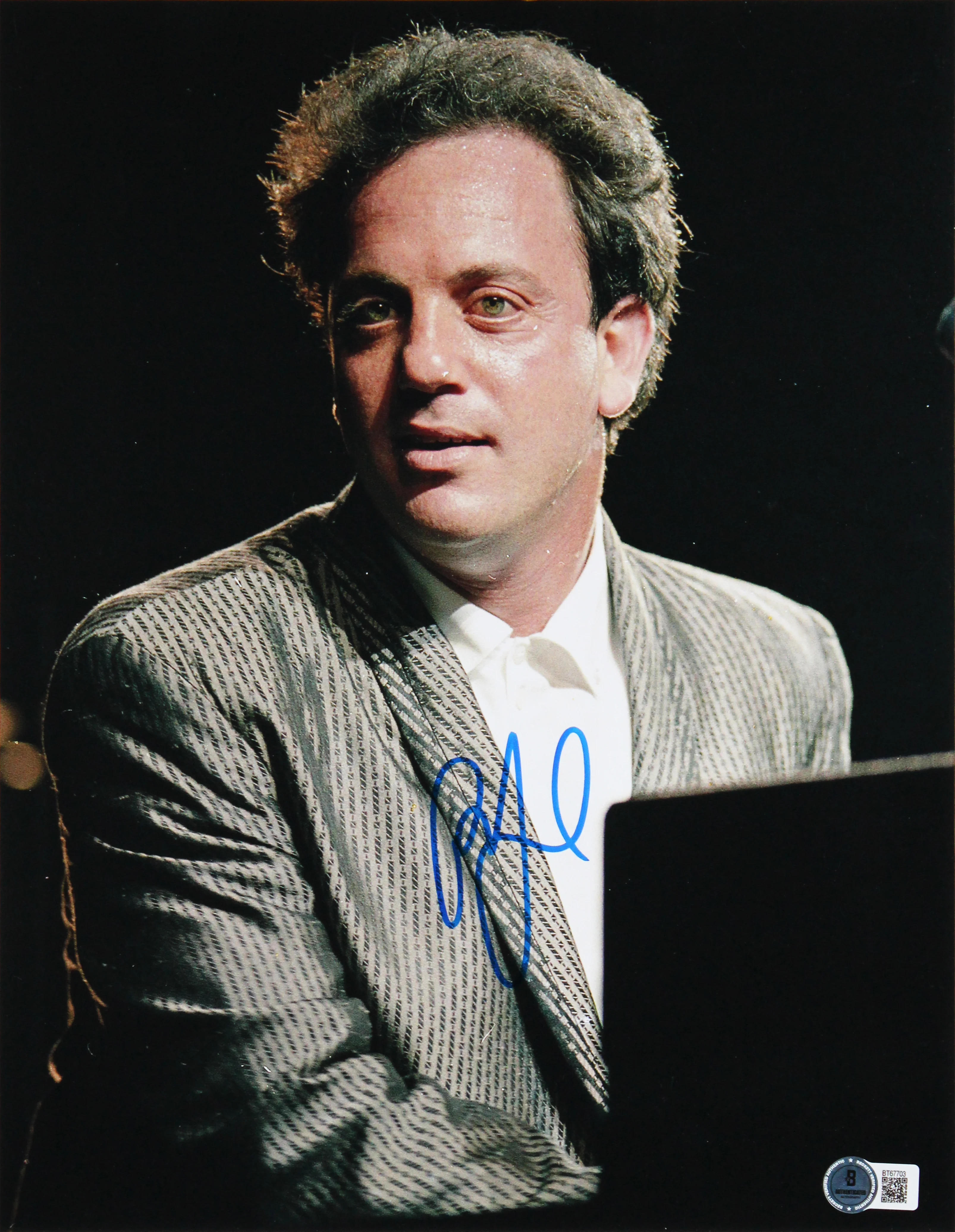Billy Joel Authentic Signed 11x14 Framed Vertical Piano Man Photo BAS #BT67703 - Image 3