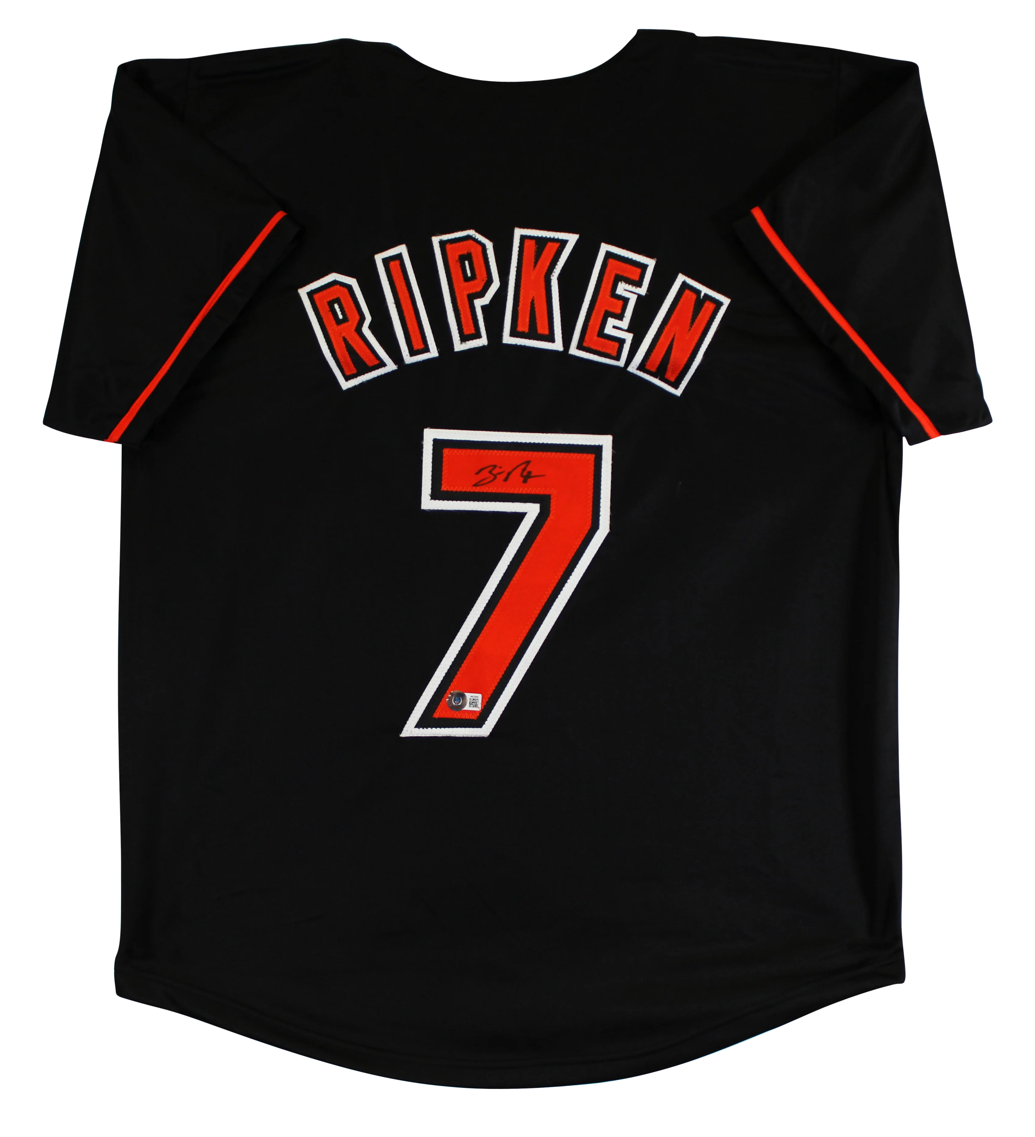 Billy Ripken Authentic Signed Black Pro Style Jersey Autographed BAS Witnessed 2 - Image 2