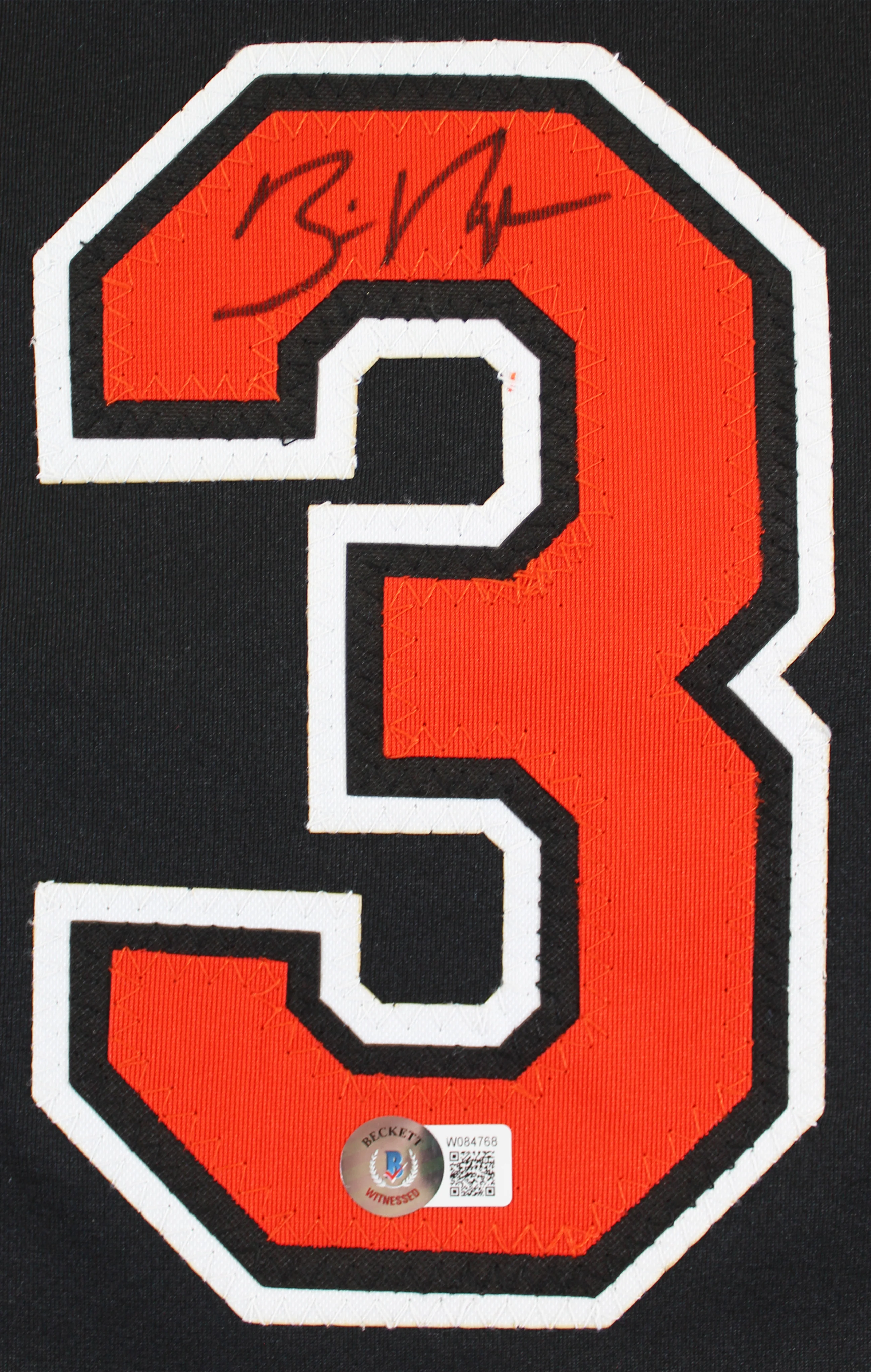 Billy Ripken Authentic Signed Black Pro Style Jersey Autographed BAS Witnessed - Image 3