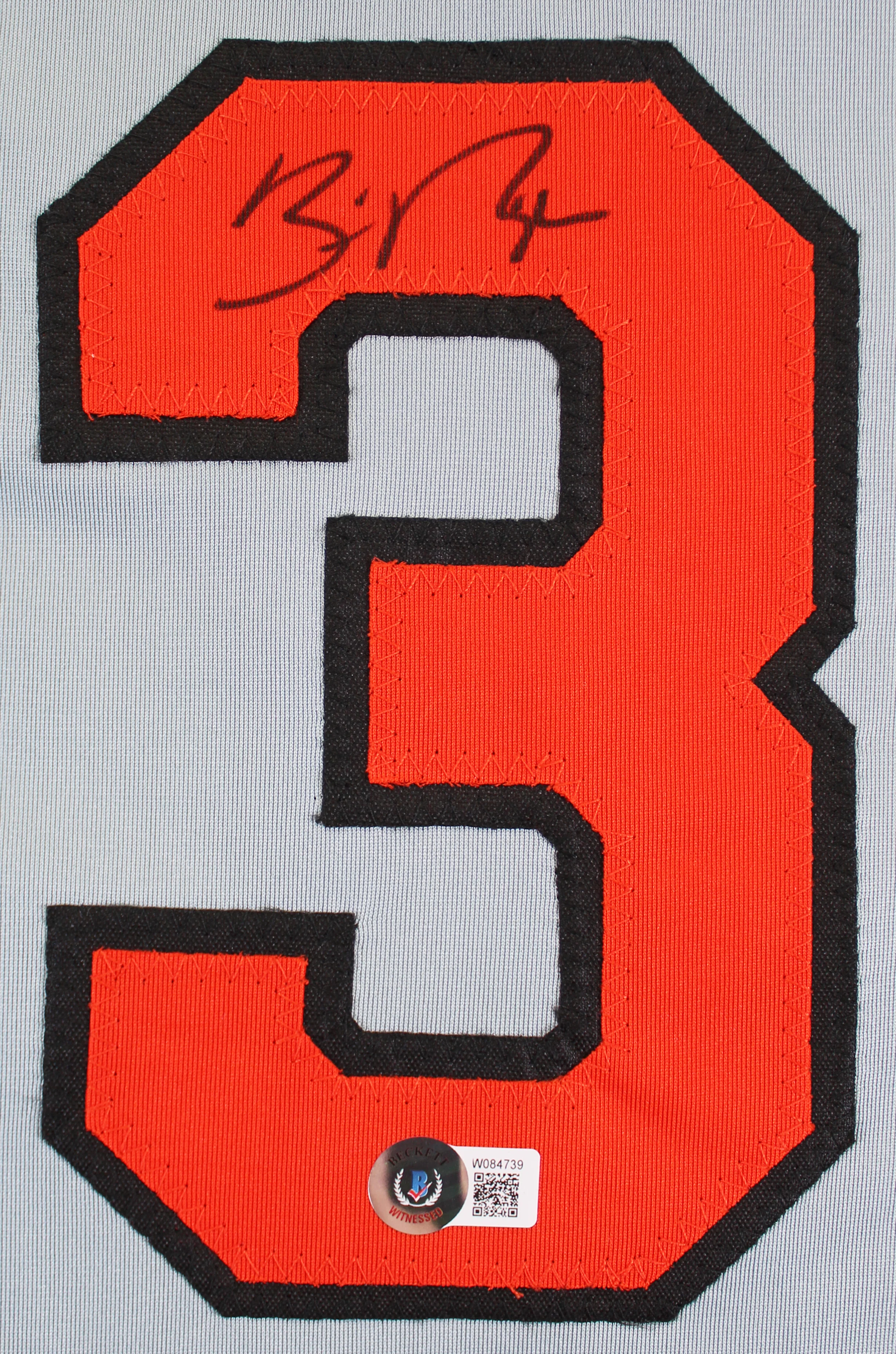 Billy Ripken Authentic Signed Grey Pro Style Jersey Autographed BAS Witnessed - Image 3