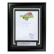 Billy West Signed Framed Space Jam Script Cover Bugs Inscribed JSA - Image 5