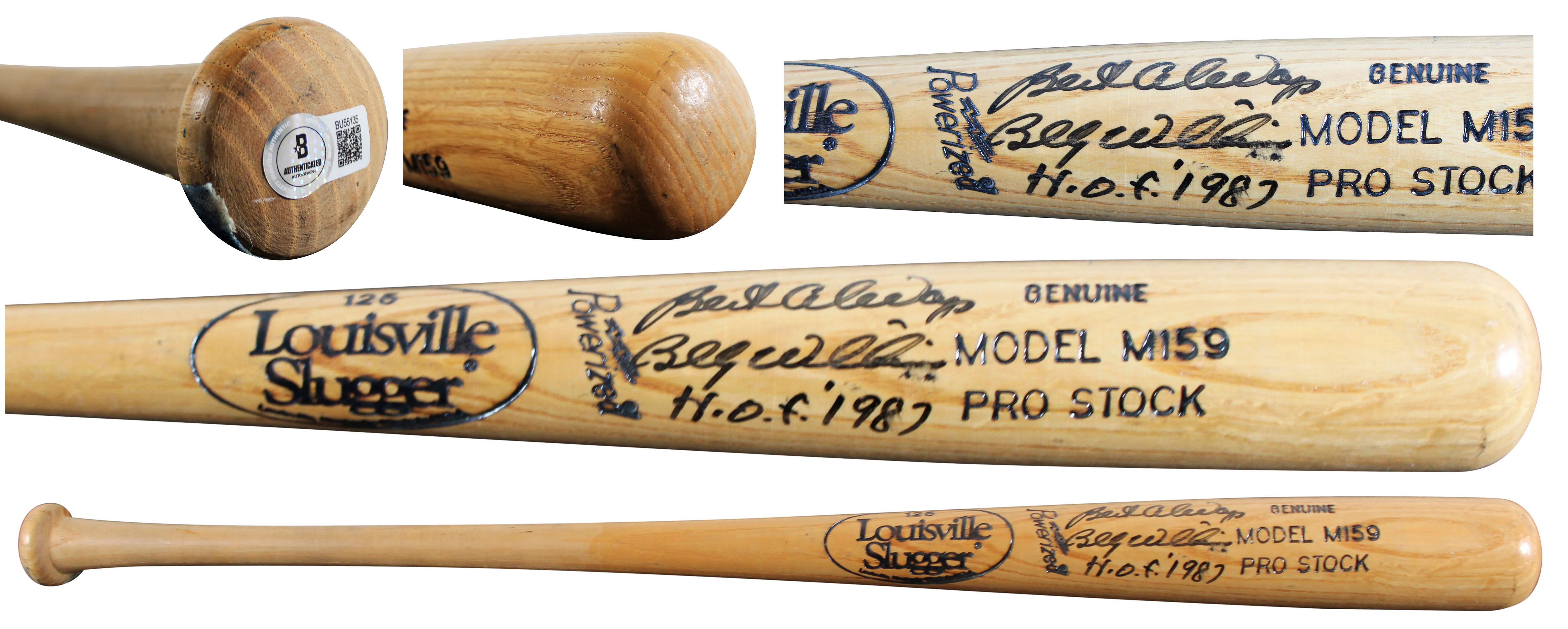 Billy Williams "2x Insc" Signed Louisville Slugger Baseball Bat BAS #BU55135 - Image 2