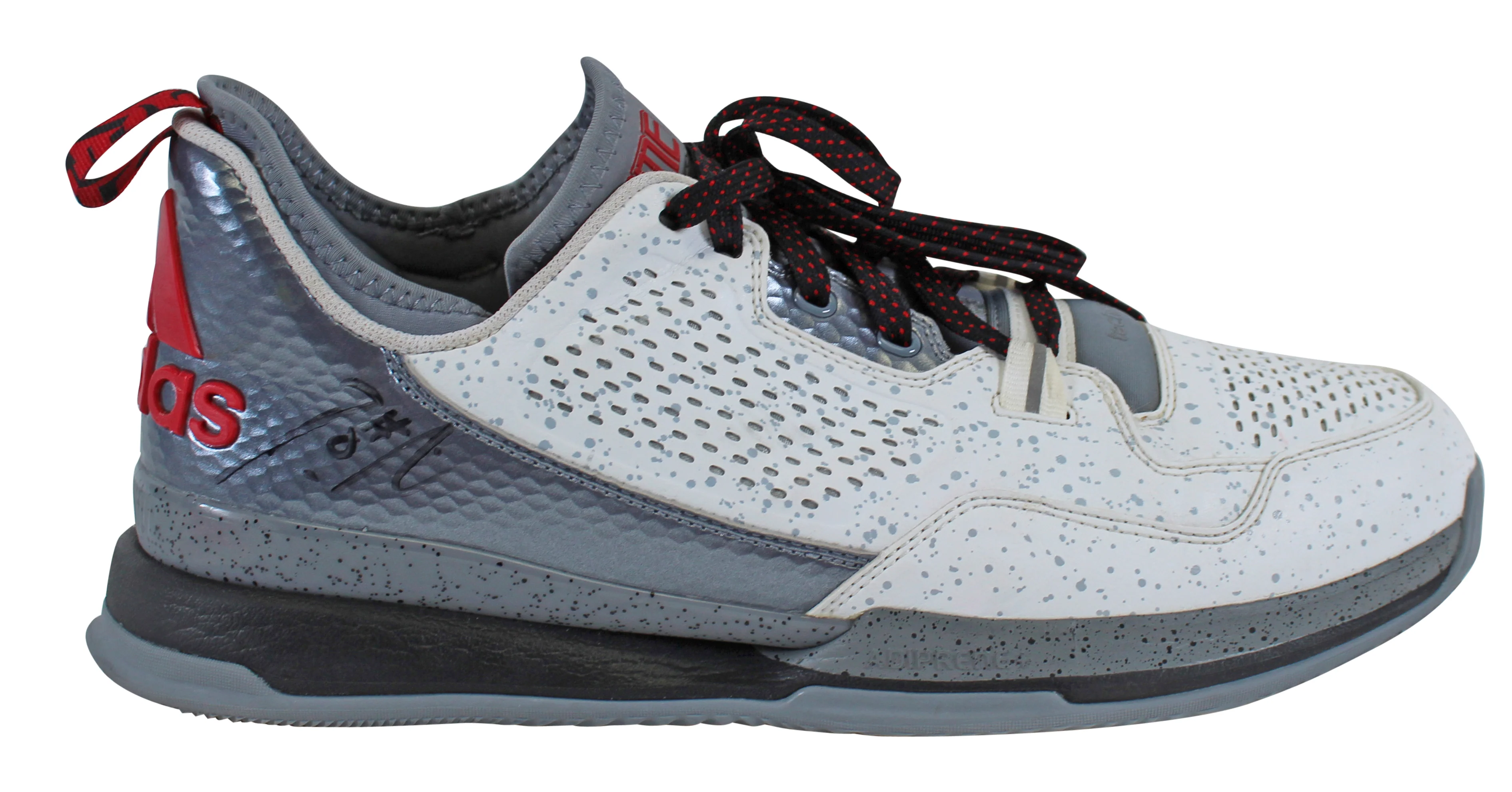 Blazers Damian Lillard Signed 2015 Game Used Adidas Shoes Photomatched RPM & BAS - Image 3