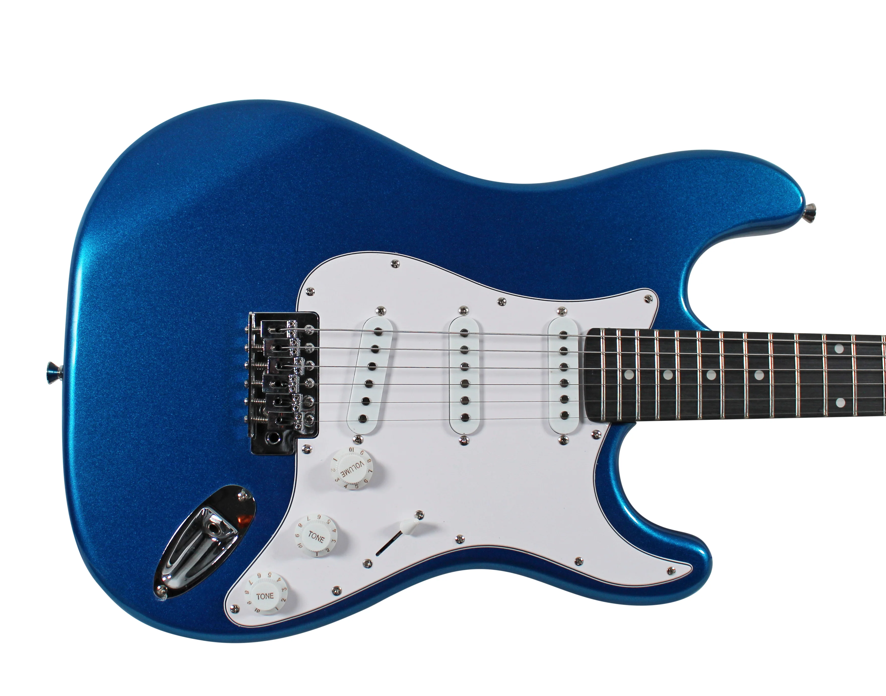 Blue Electric Guitar Un-signed - Image 2
