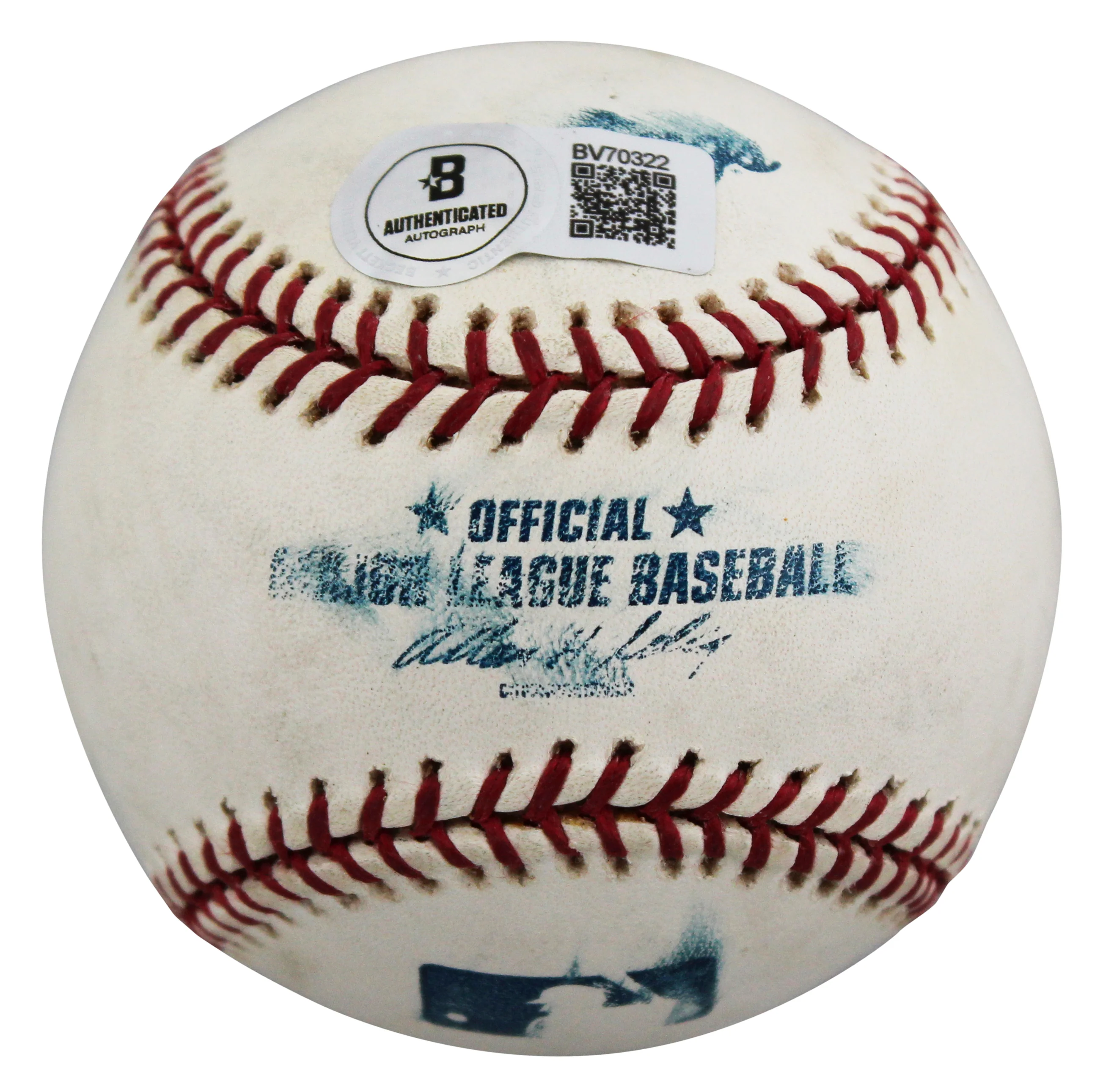 Blue Jays David Wells Authentic Signed Allen Selig OML Baseball BAS #BV70322 - Image 8