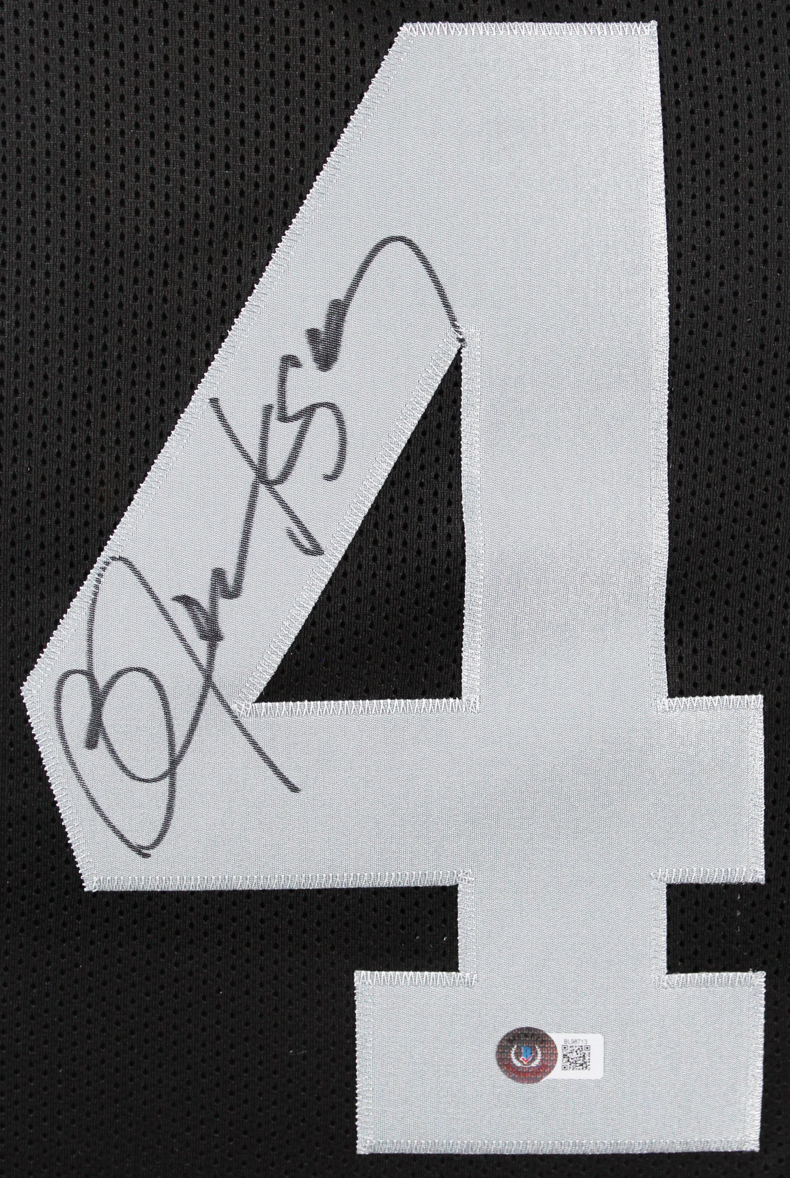 Bo Jackson Authentic Signed Black Pro Style Framed Jersey Autographed BAS - Image 3