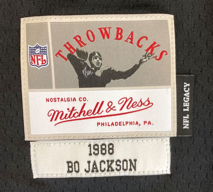 Bo Jackson Signed Oakland Raiders Mitchell & Ness Replica Jersey BAS ITP - Image 4