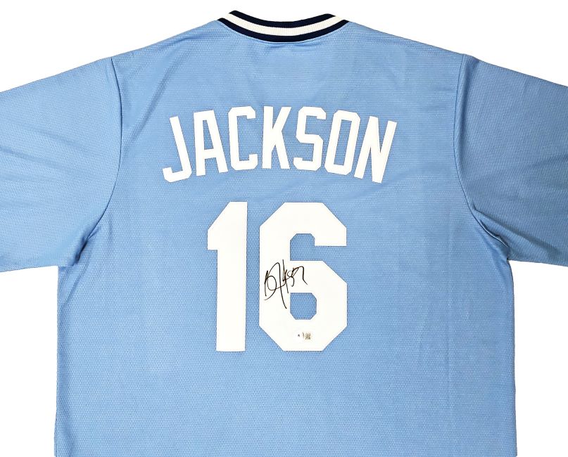 Bo Jackson Signed Royals Light Blue Nike Cooperstown Collection Jersey BAS ITP - Image 2