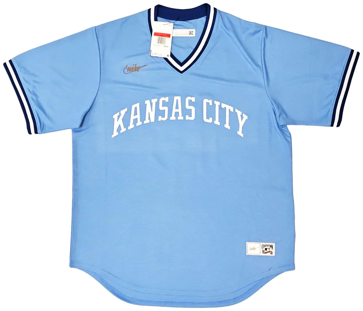 Bo Jackson Signed Royals Light Blue Nike Cooperstown Collection Jersey BAS ITP - Image 3