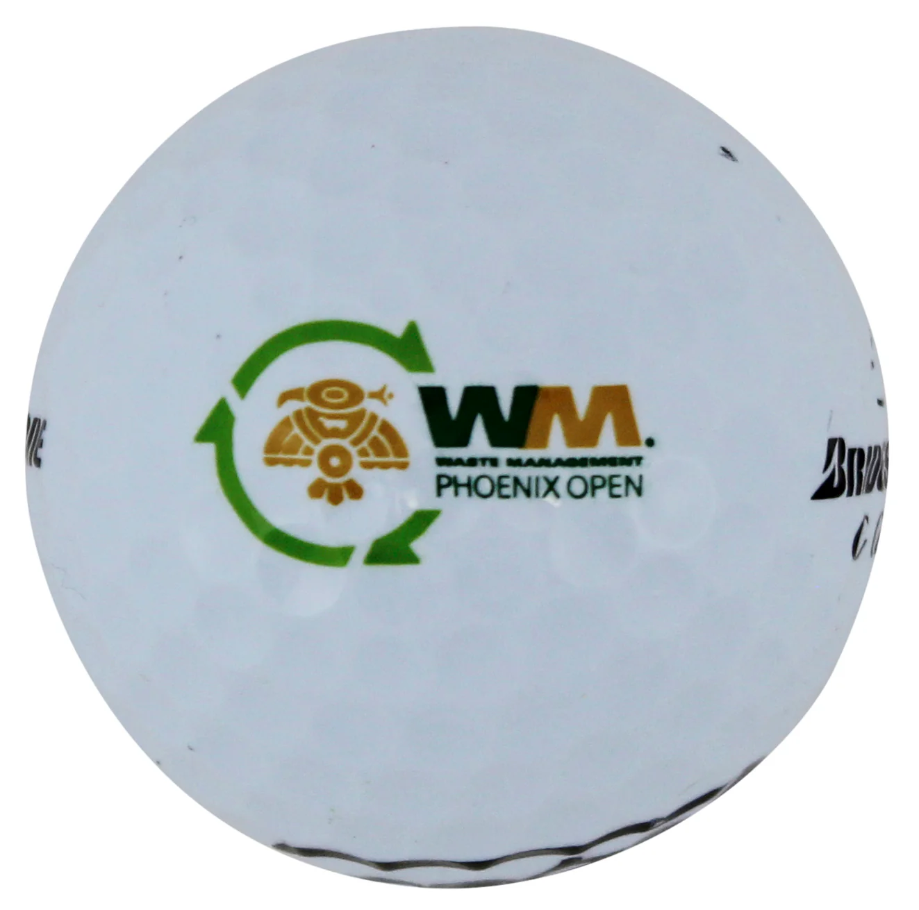 Bo Van Pelt Signed Waste Management Open Logo Bridgestone Golf Ball BAS #AC33588 - Image 3