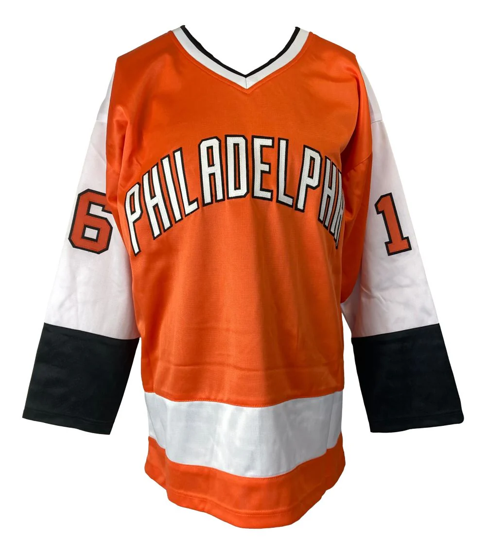 Bob Clarke Philadelphia Signed Orange Hockey Jersey JSA QR Hologram - Image 3