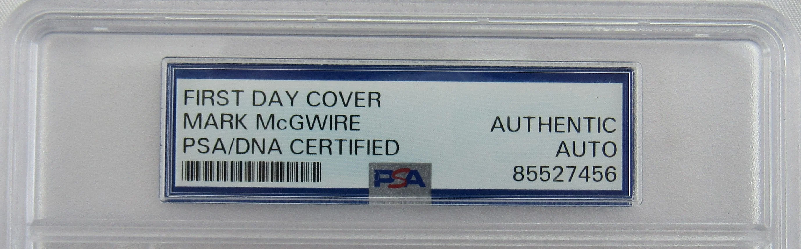 Mark McGwire Signed Encapsulated Envelope PSA/DNA - Image 2