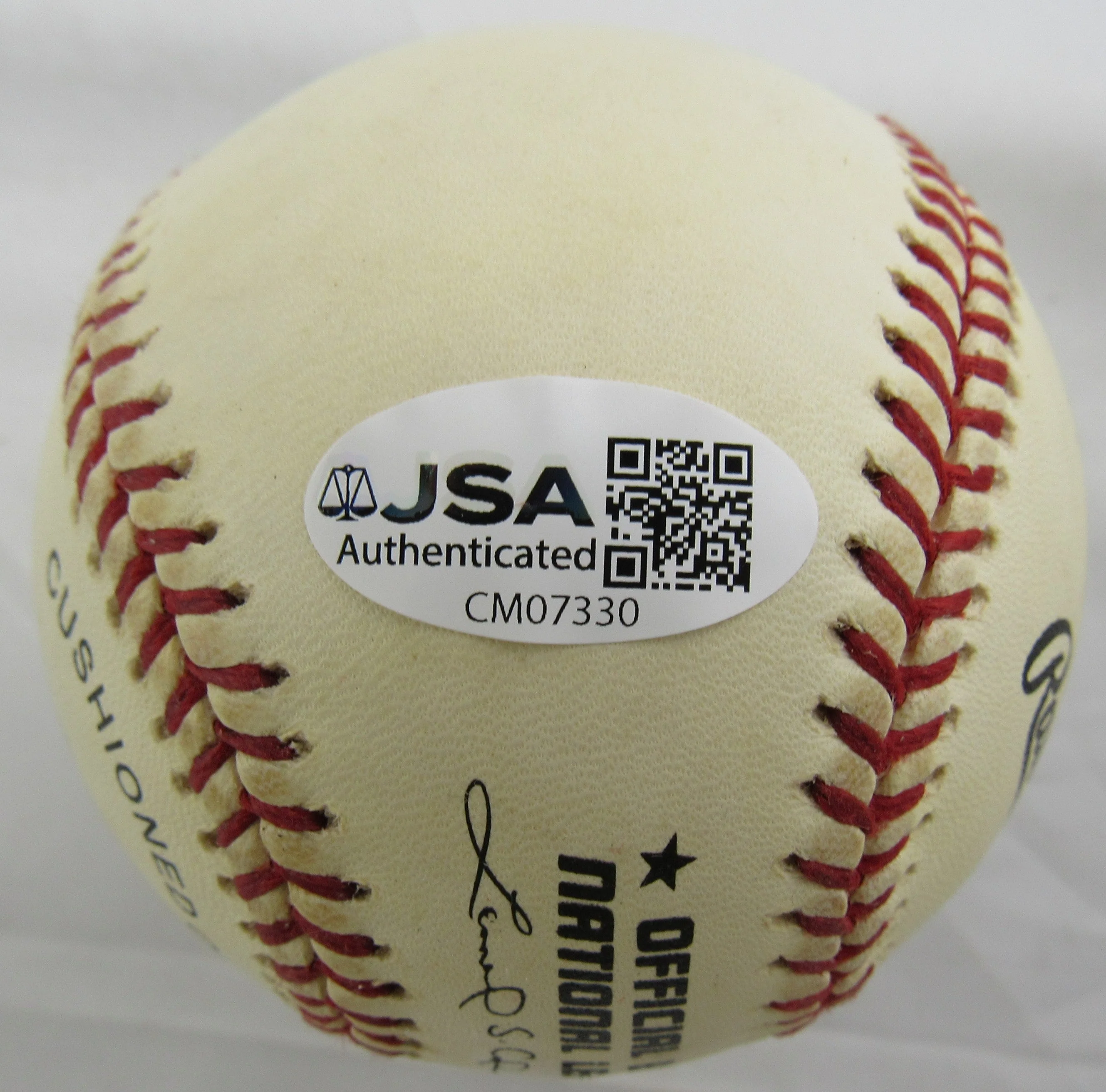 Bob Gibson Signed Auto Rawlings Baseball JSA CM07330 - Image 5