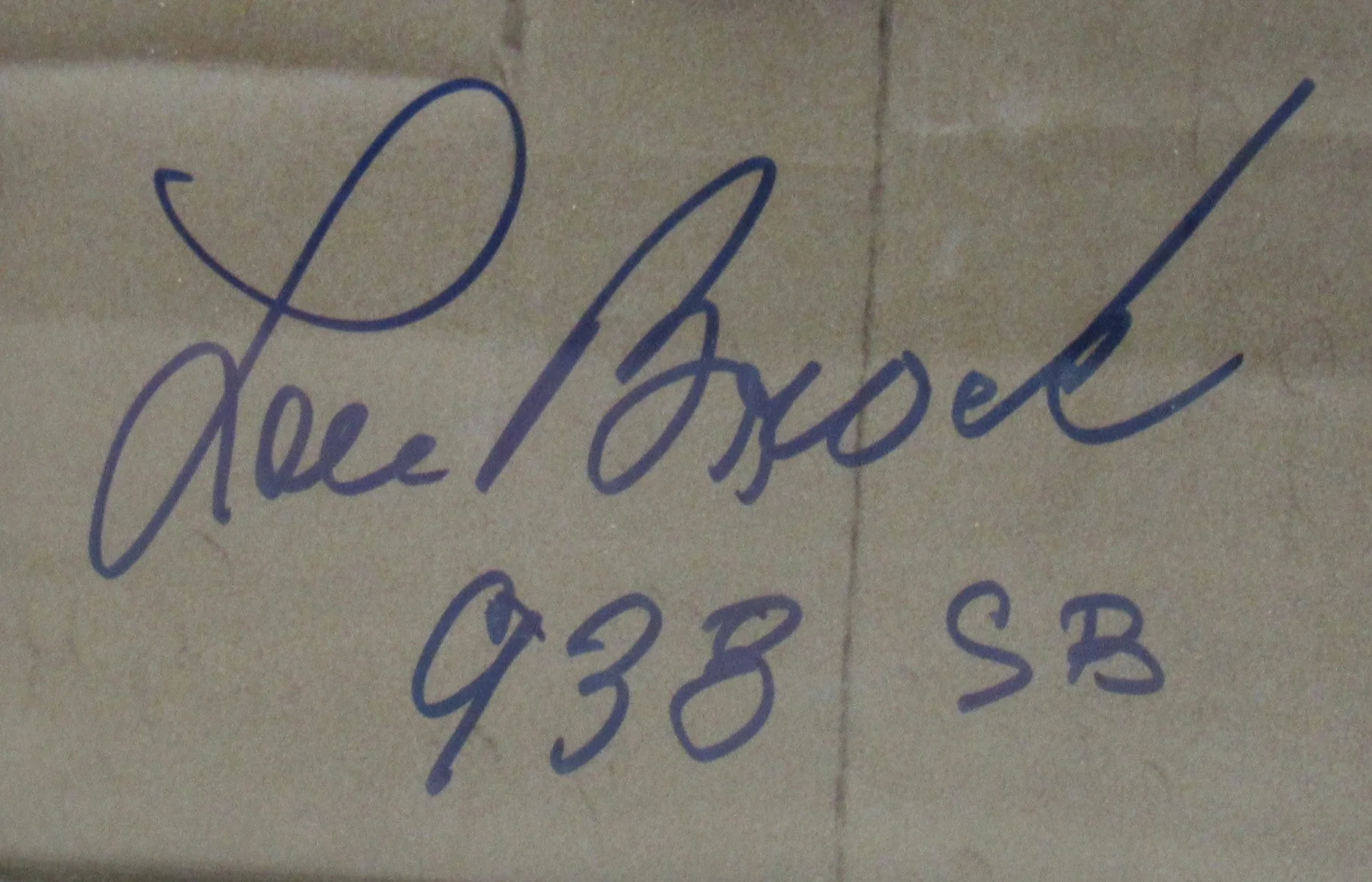 Lou Brock Signed Framed Auto 11x14 Photo Steiner Hologram - Image 2