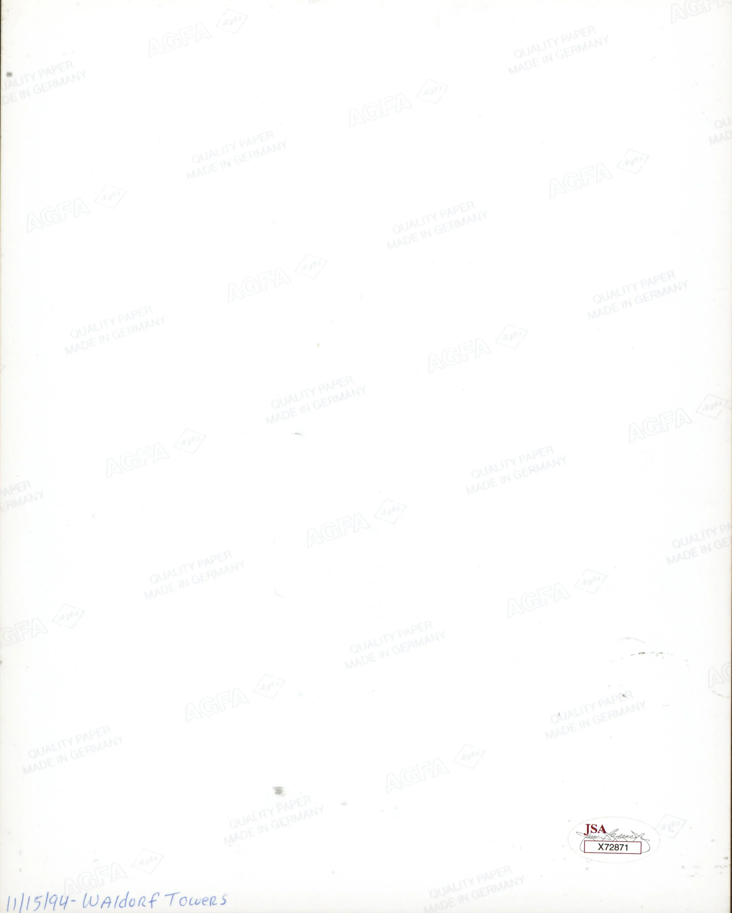 Bob Hope The Tonight Show Authentic Signed 8x10 Photo Autographed BAS #A84716 - Image 3