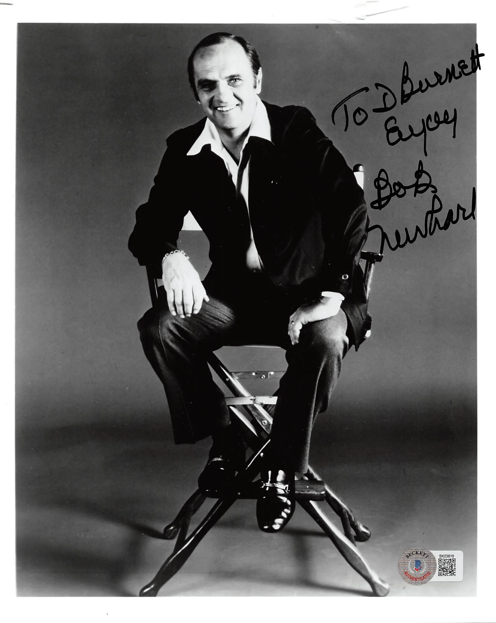 Bob Newhart The Bob Newhart Show Signed 8x10 Photo Damaged BAS #BK03818 - Image 2