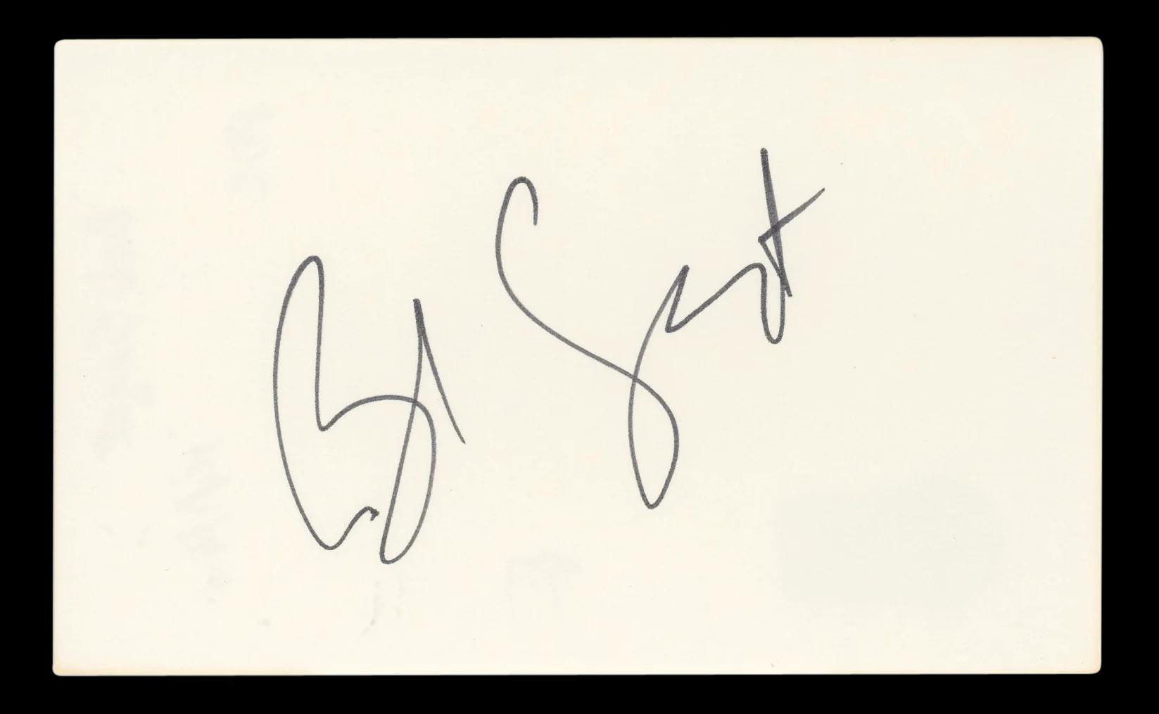 Bob Saget Full House Authentic Signed 3x5 Index Card Autographed BAS #BL96403 - Image 2