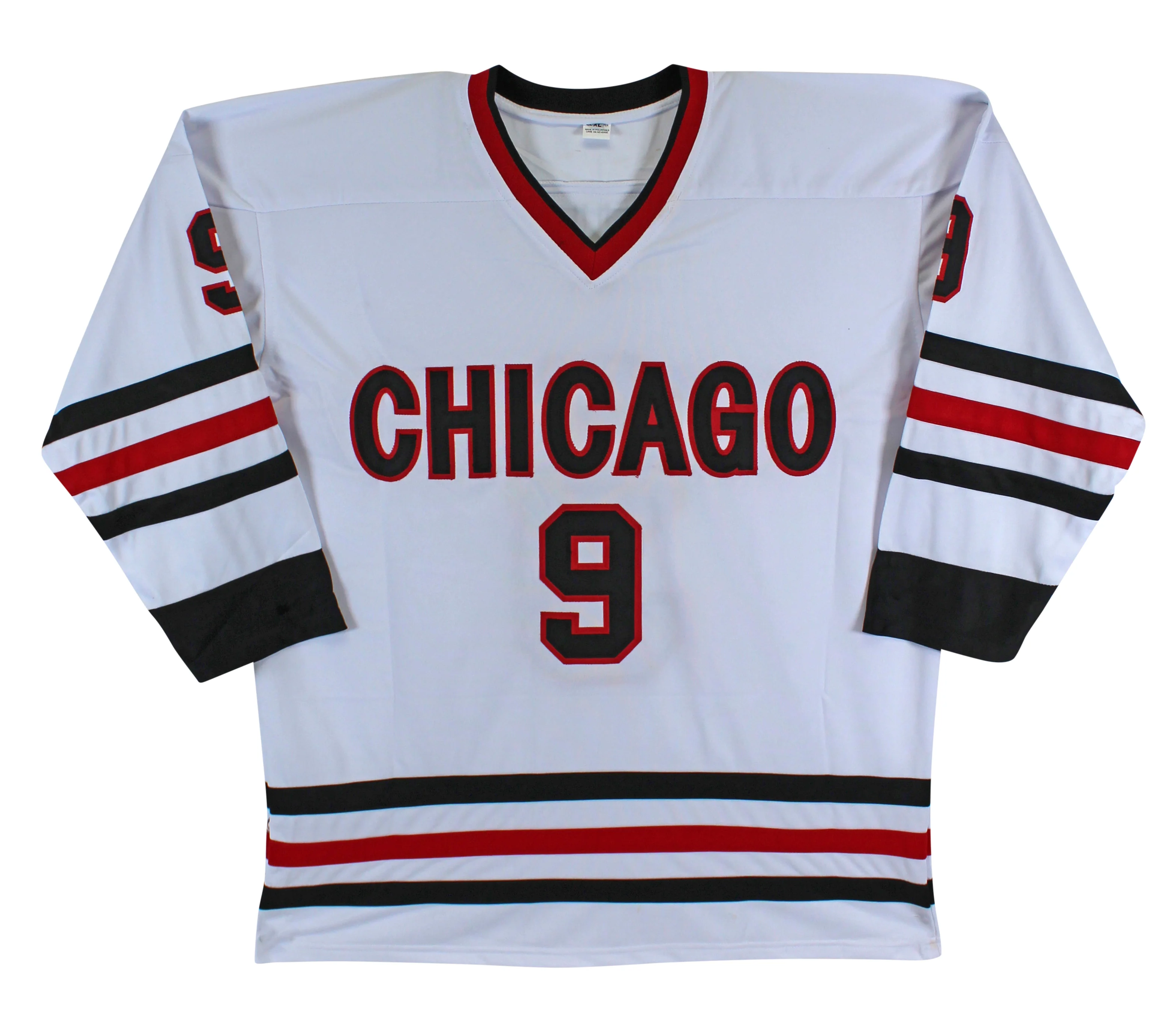 Bobby Hull "HOF 1983" Authentic Signed White Pro Style Jersey Autographed BAS - Image 4