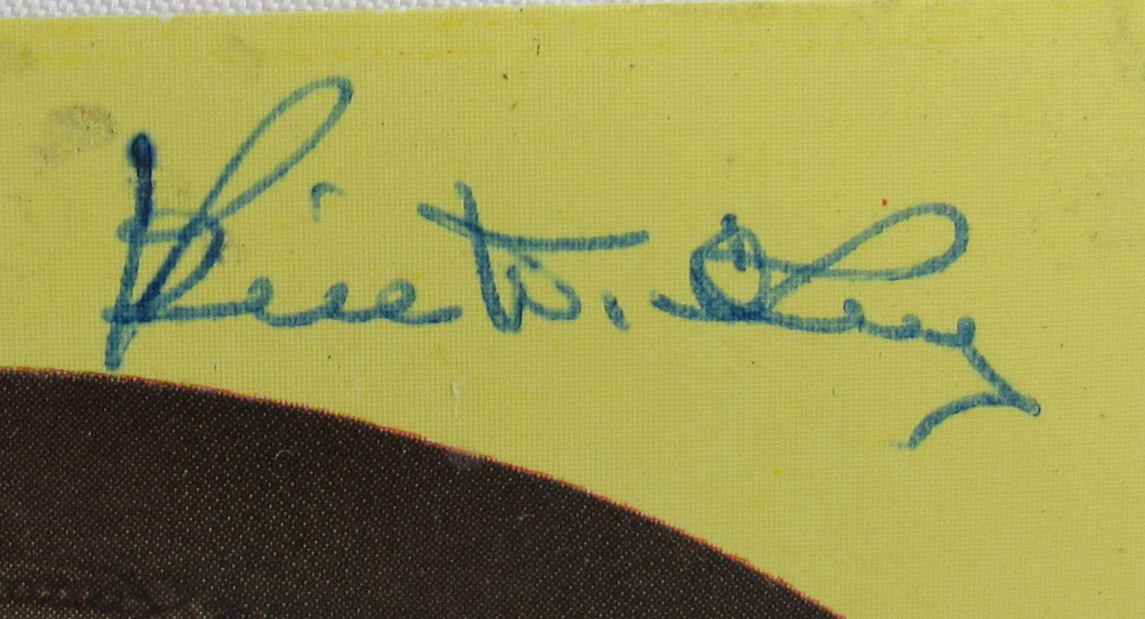 Bill Dickey Signed Auto 5.5x3.5 Hall of Fame Post Card CJ55945 - Image 2