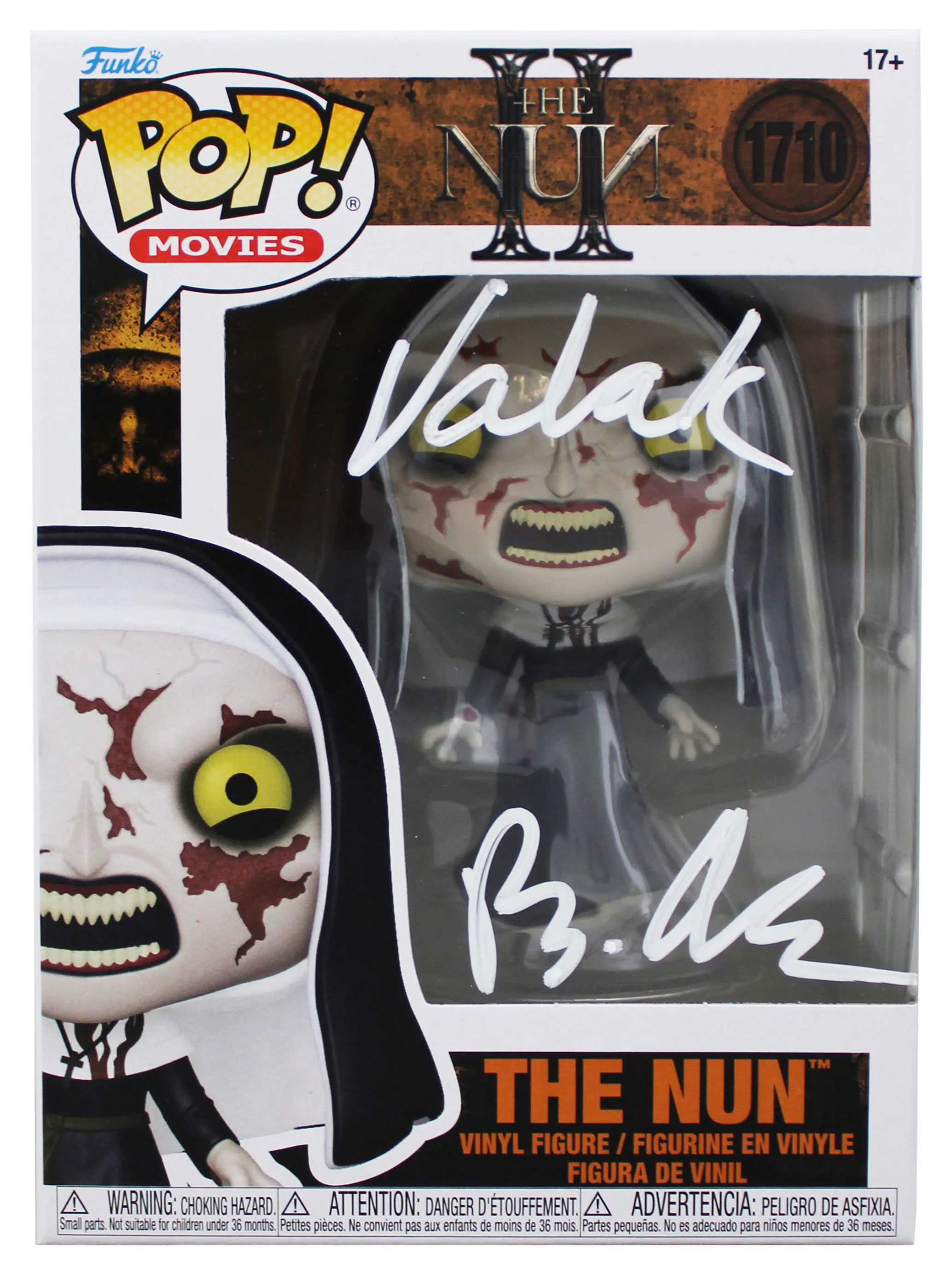 Bonnie Aarons The Nun II "Valak" Signed #1710 Funko Pop Vinyl Figure BAS Witness - Image 2