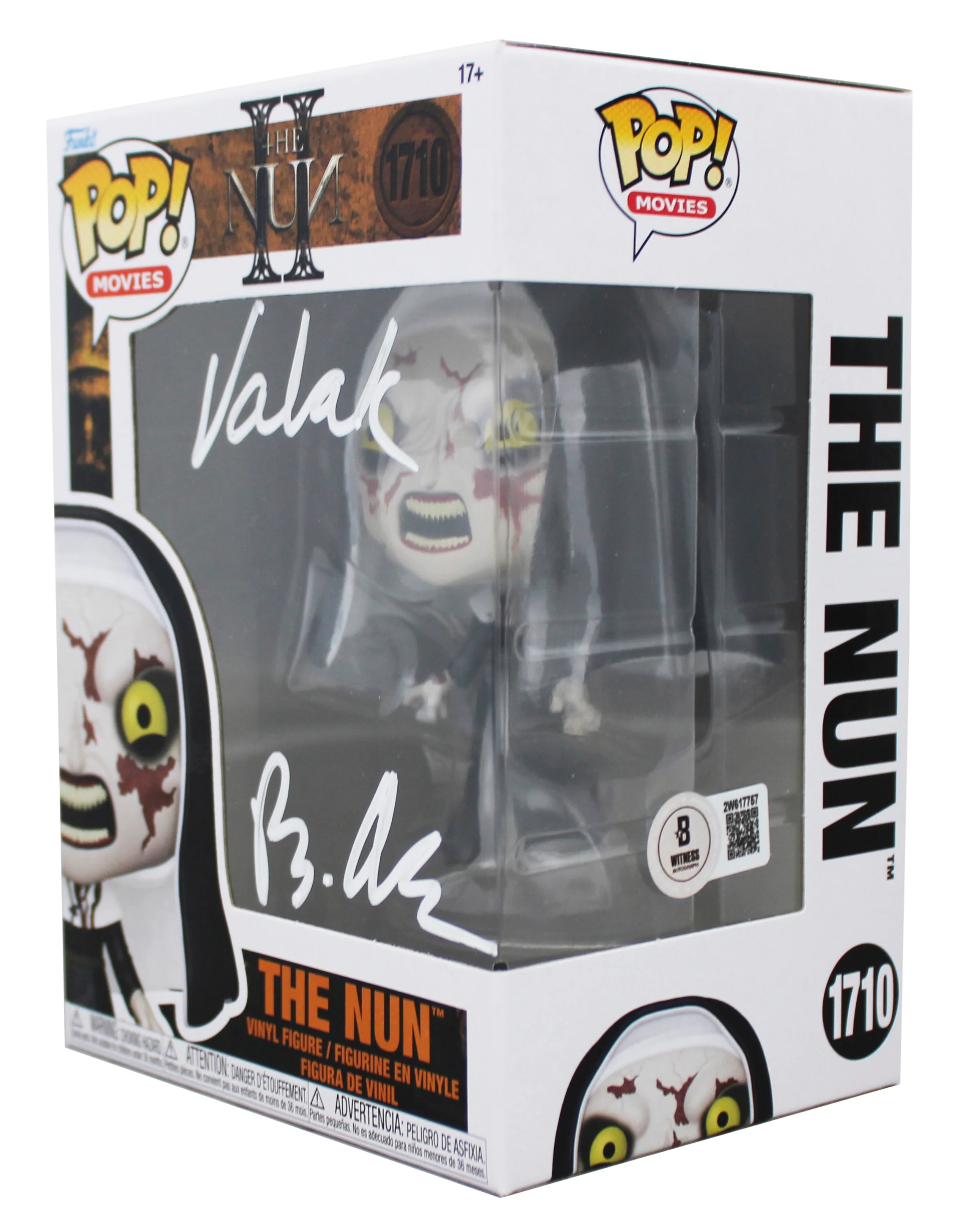 Bonnie Aarons The Nun II "Valak" Signed #1710 Funko Pop Vinyl Figure BAS Witness - Image 3
