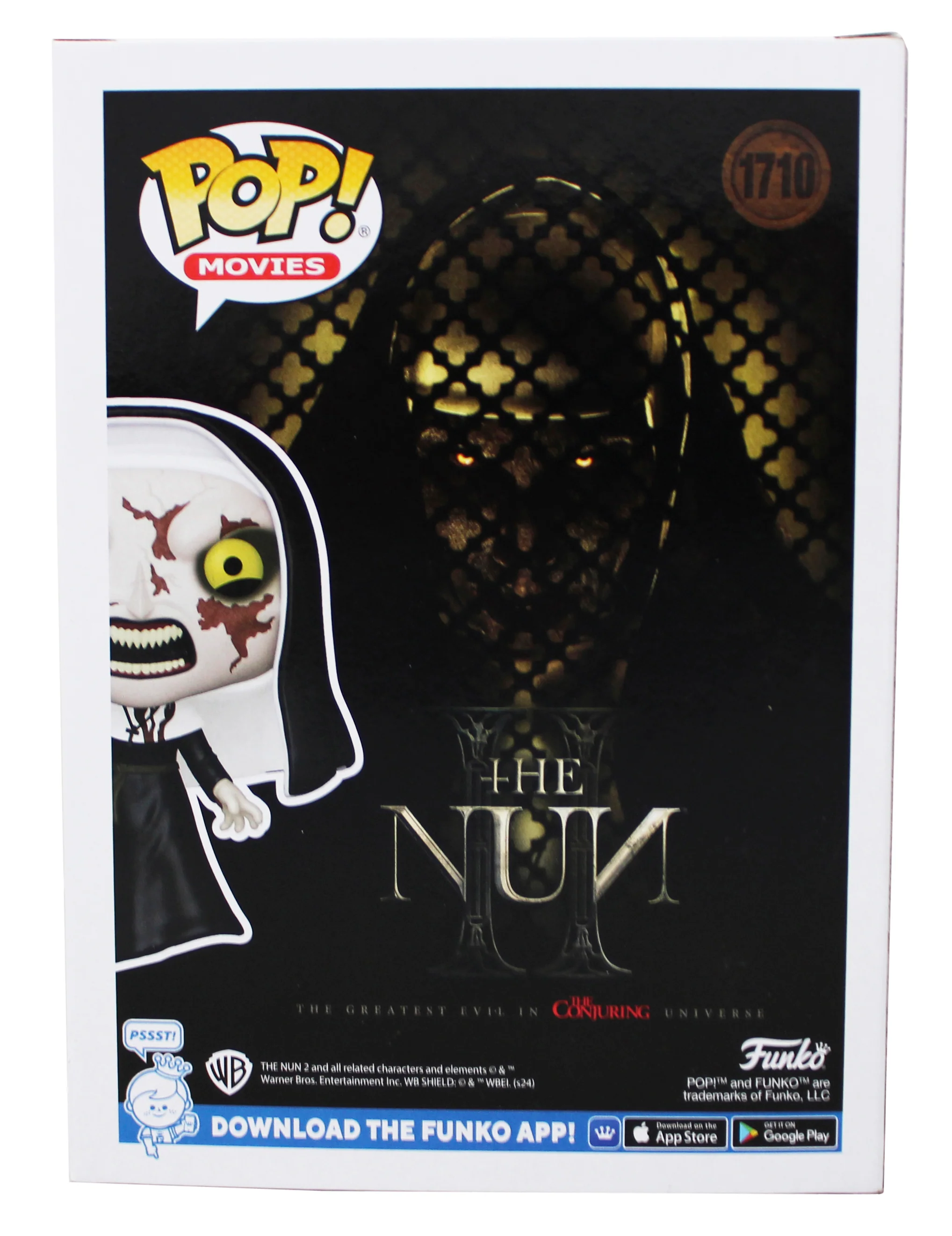 Bonnie Aarons The Nun II "Valak" Signed #1710 Funko Pop Vinyl Figure BAS Witness - Image 5